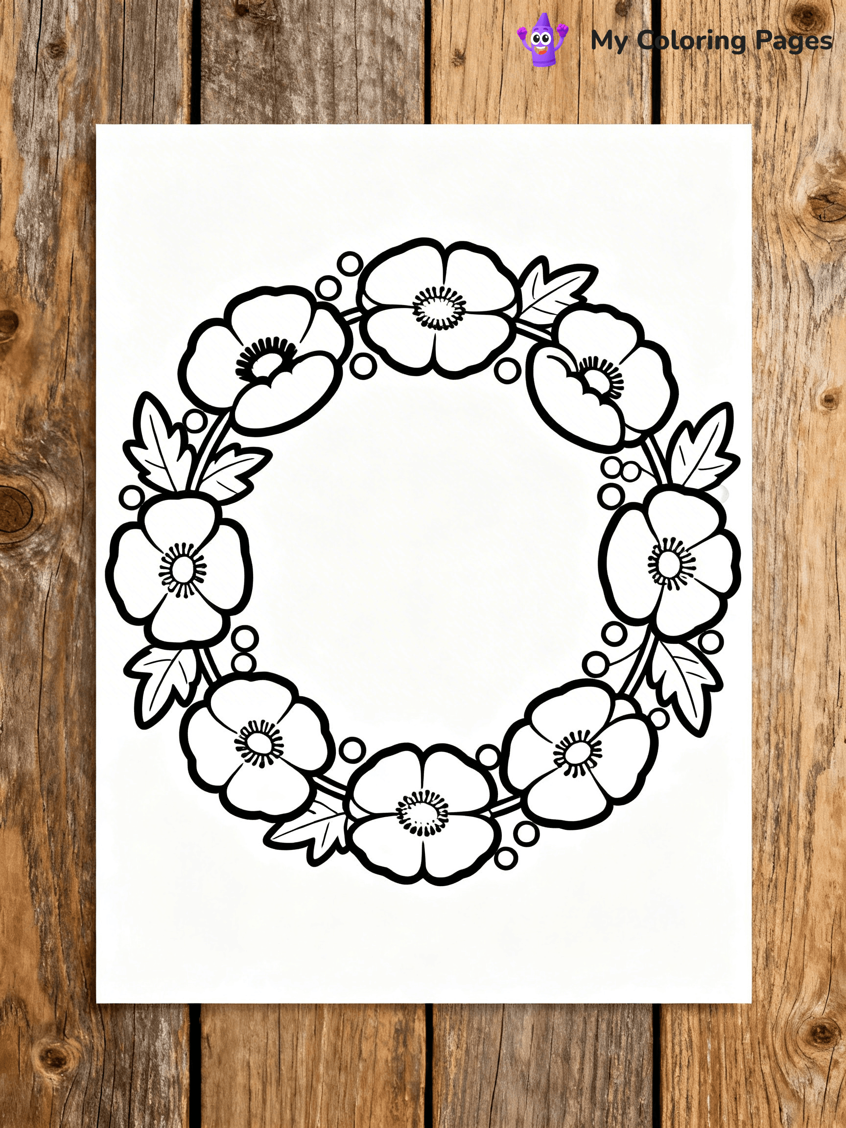 Poppy Coloring Pages - 8