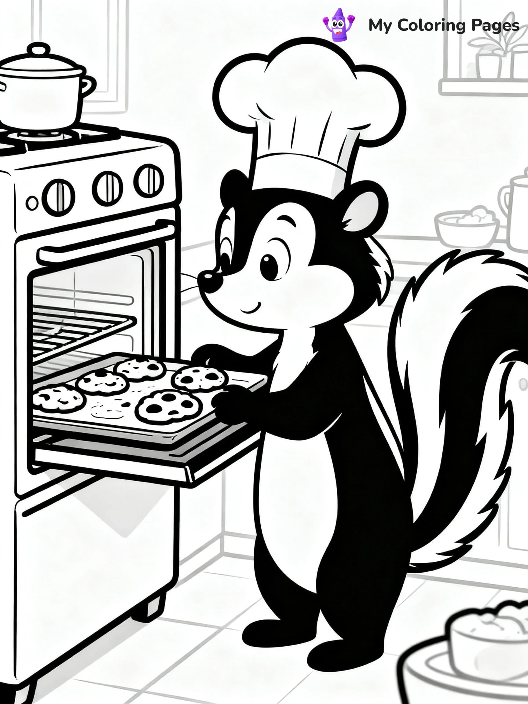 Skunk Coloring Pages - 13