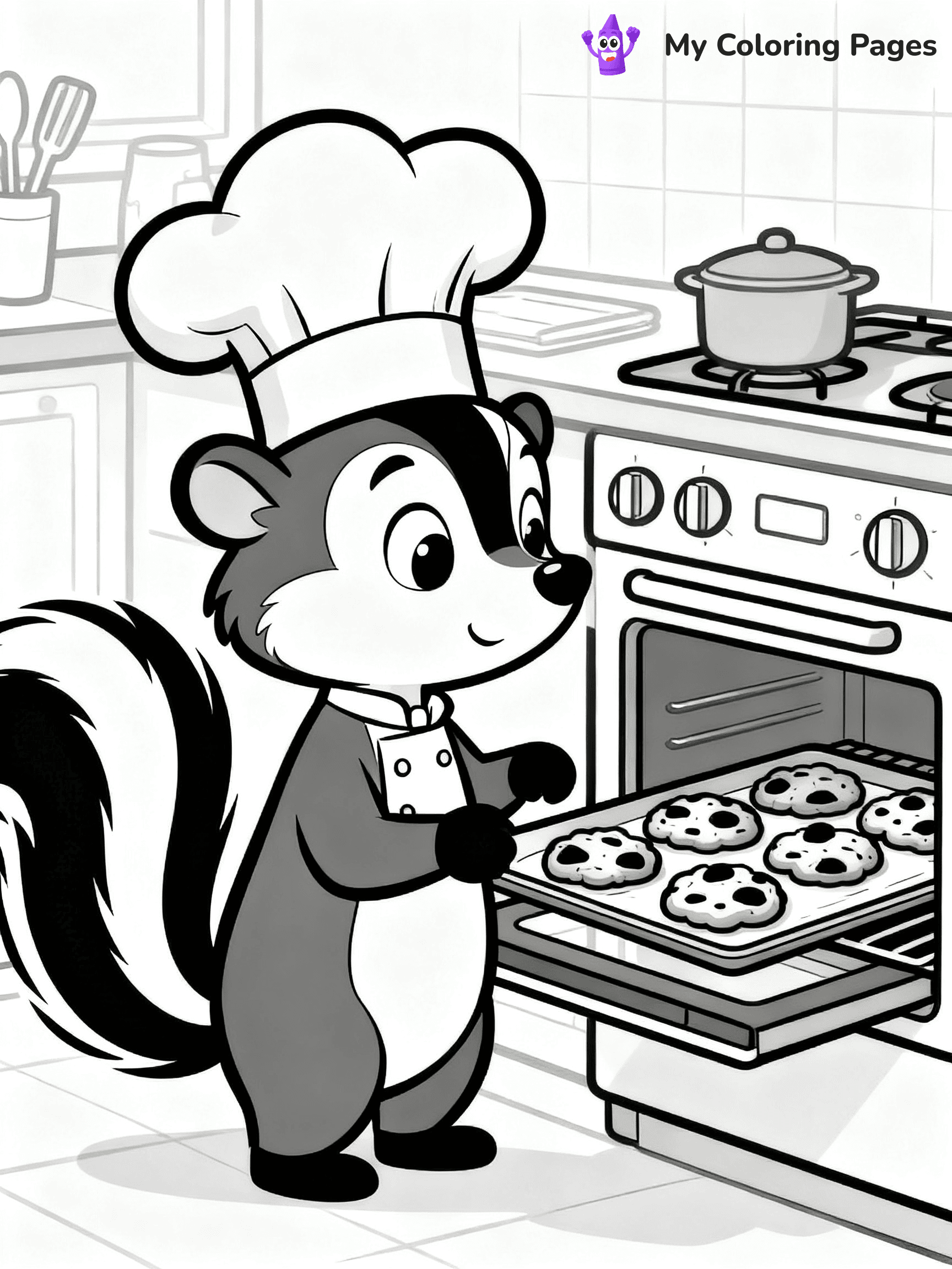 Skunk Coloring Pages - 13