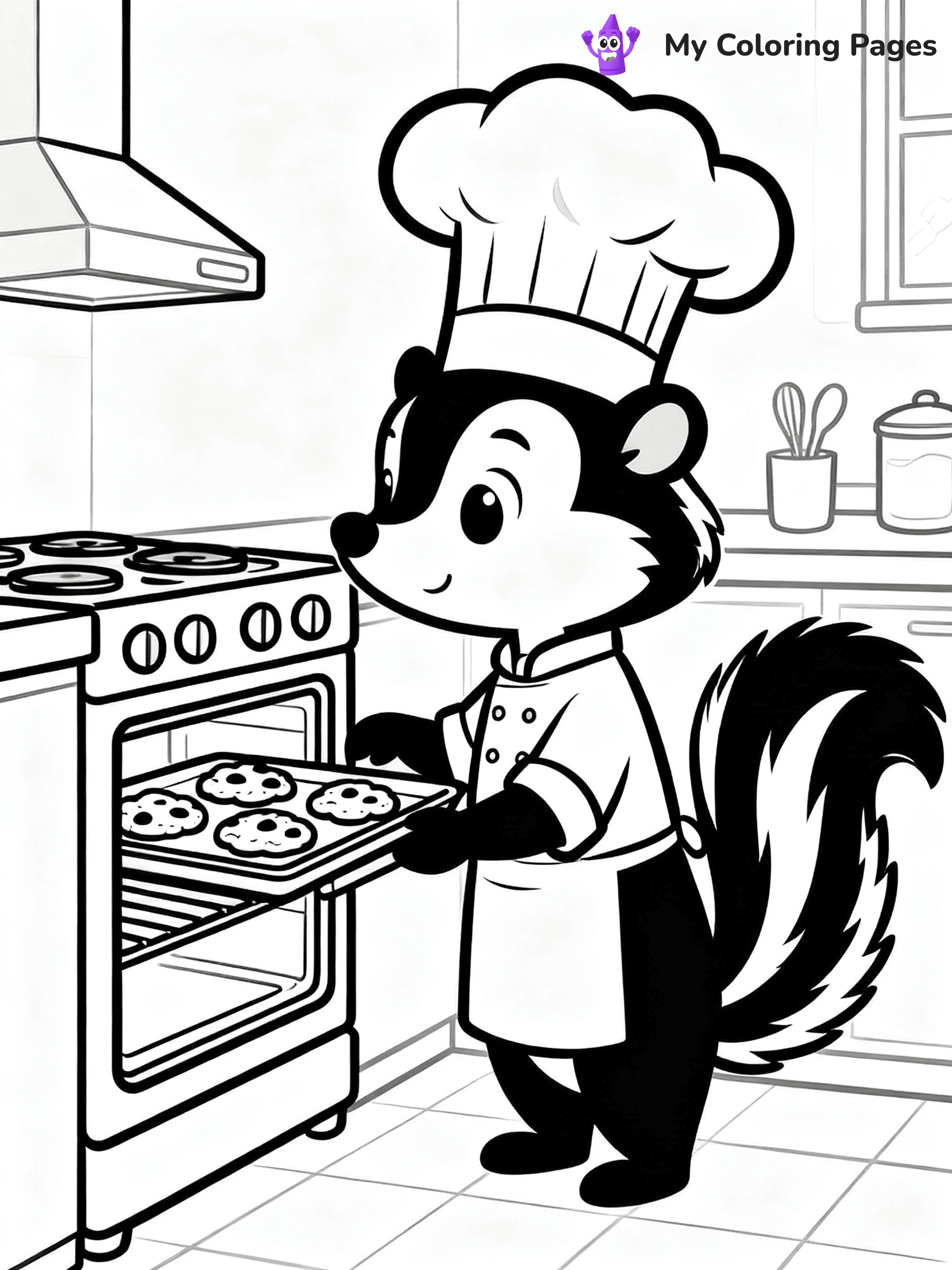 Skunk Coloring Pages - 11