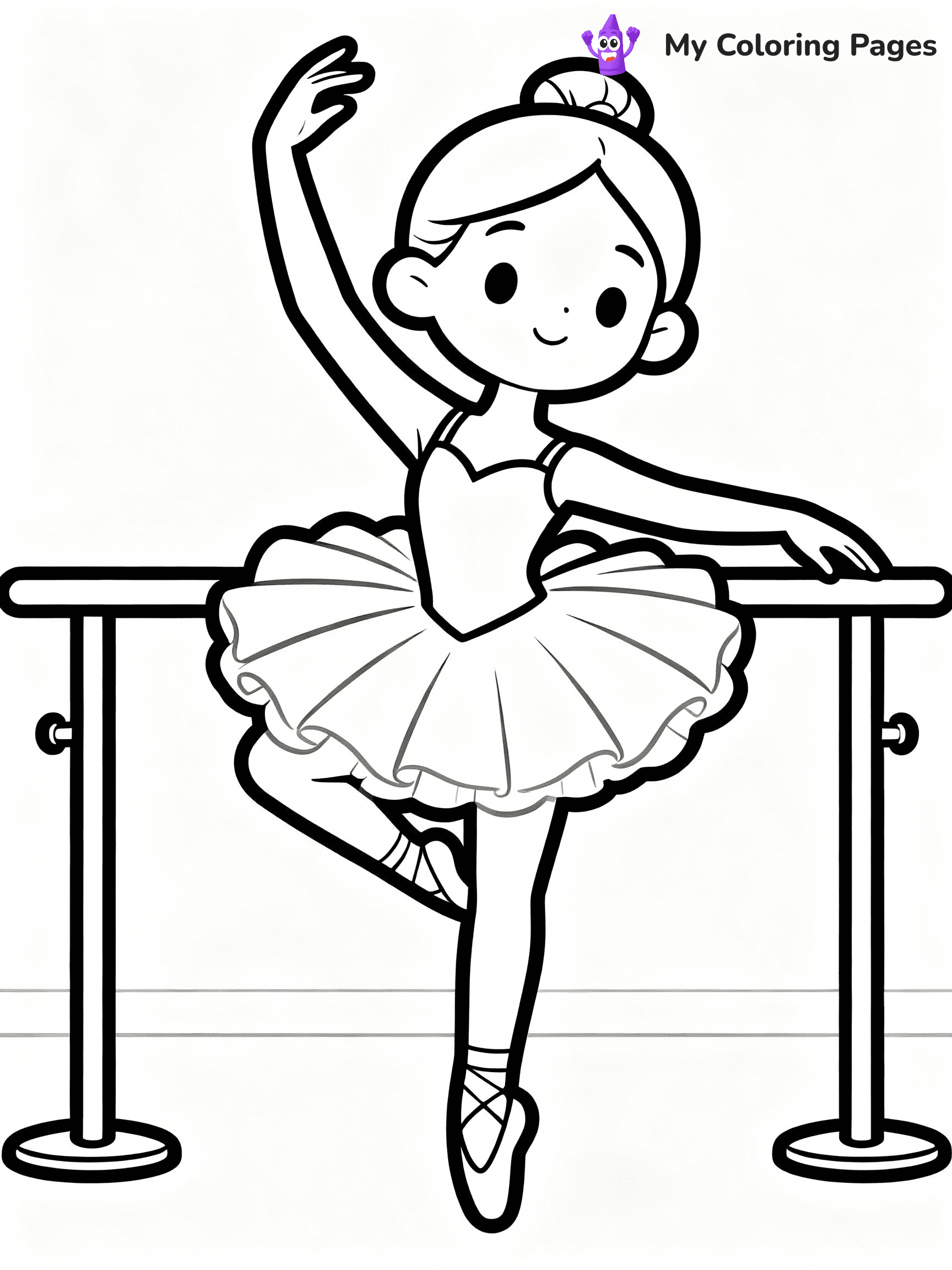 Ballerina Coloring Pages - 40
