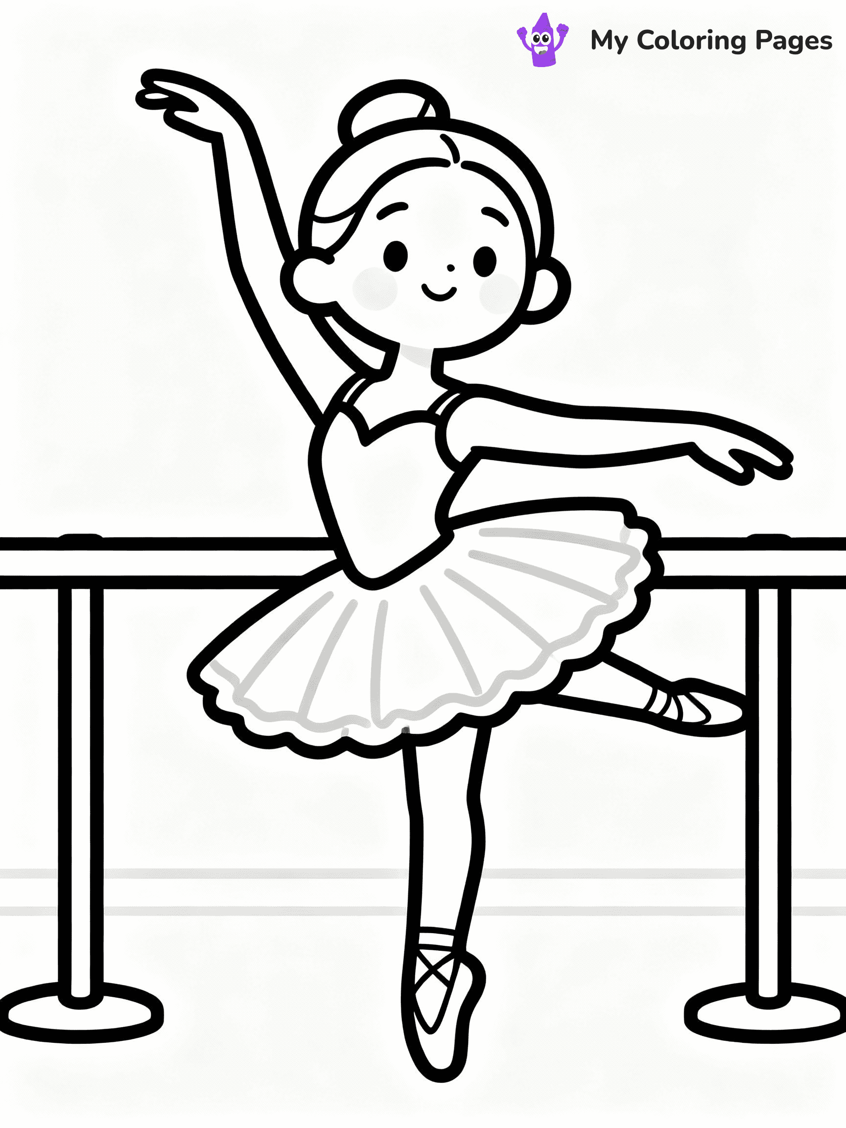 Ballerina Coloring Pages - 39