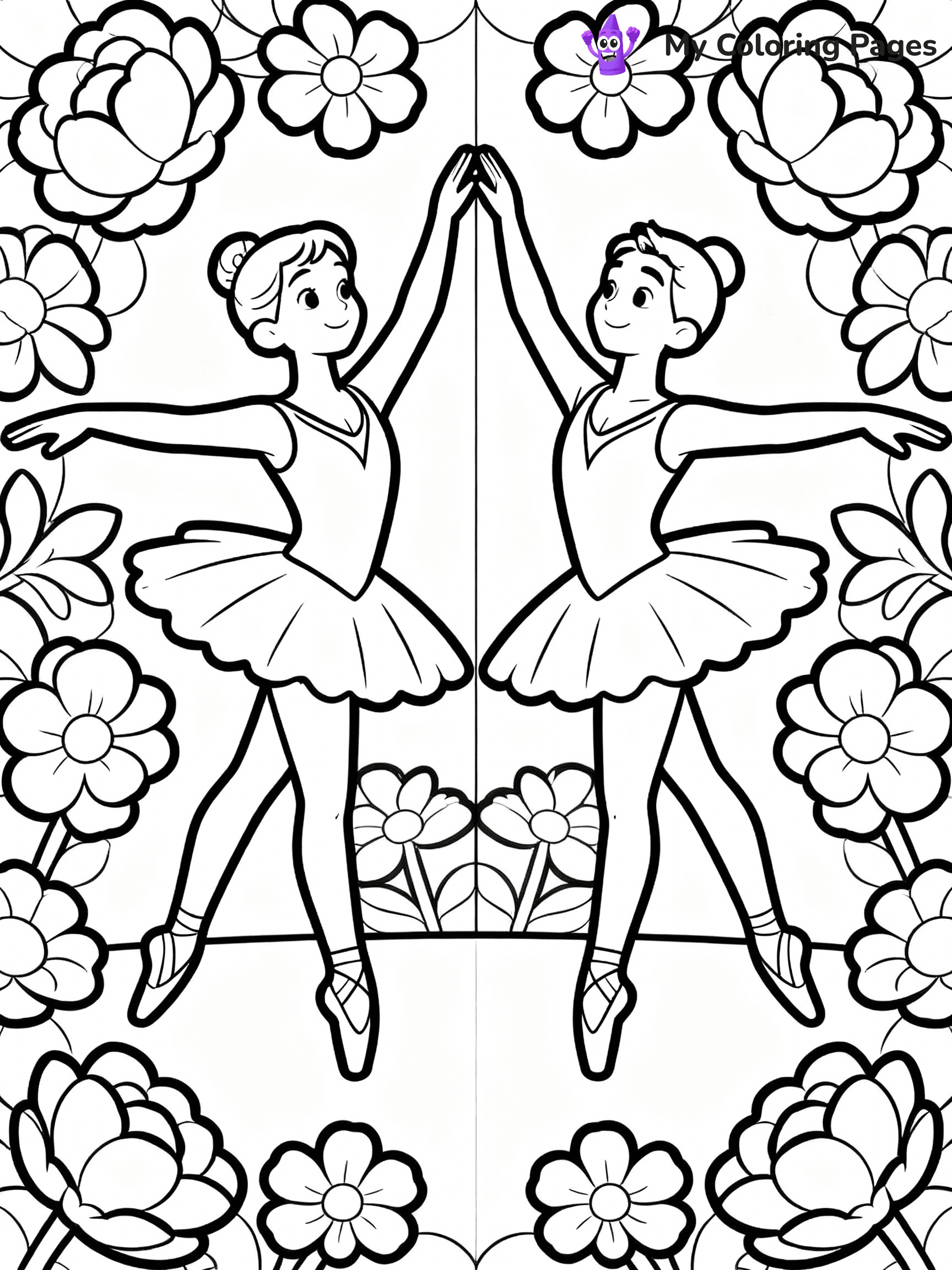 Ballerina Coloring Pages - 30