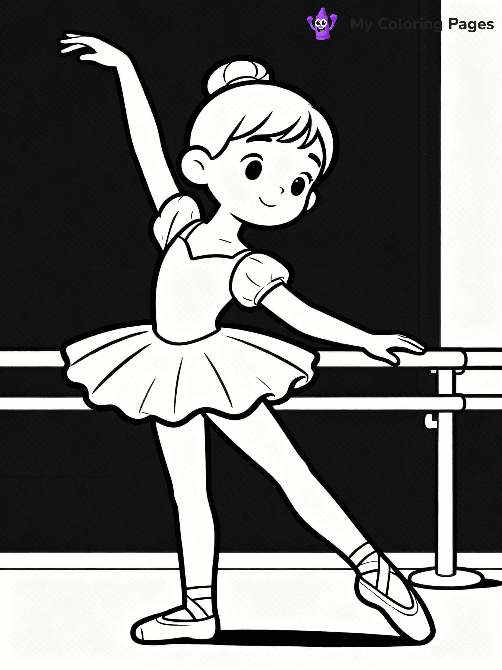 Ballerina Coloring Pages - 24