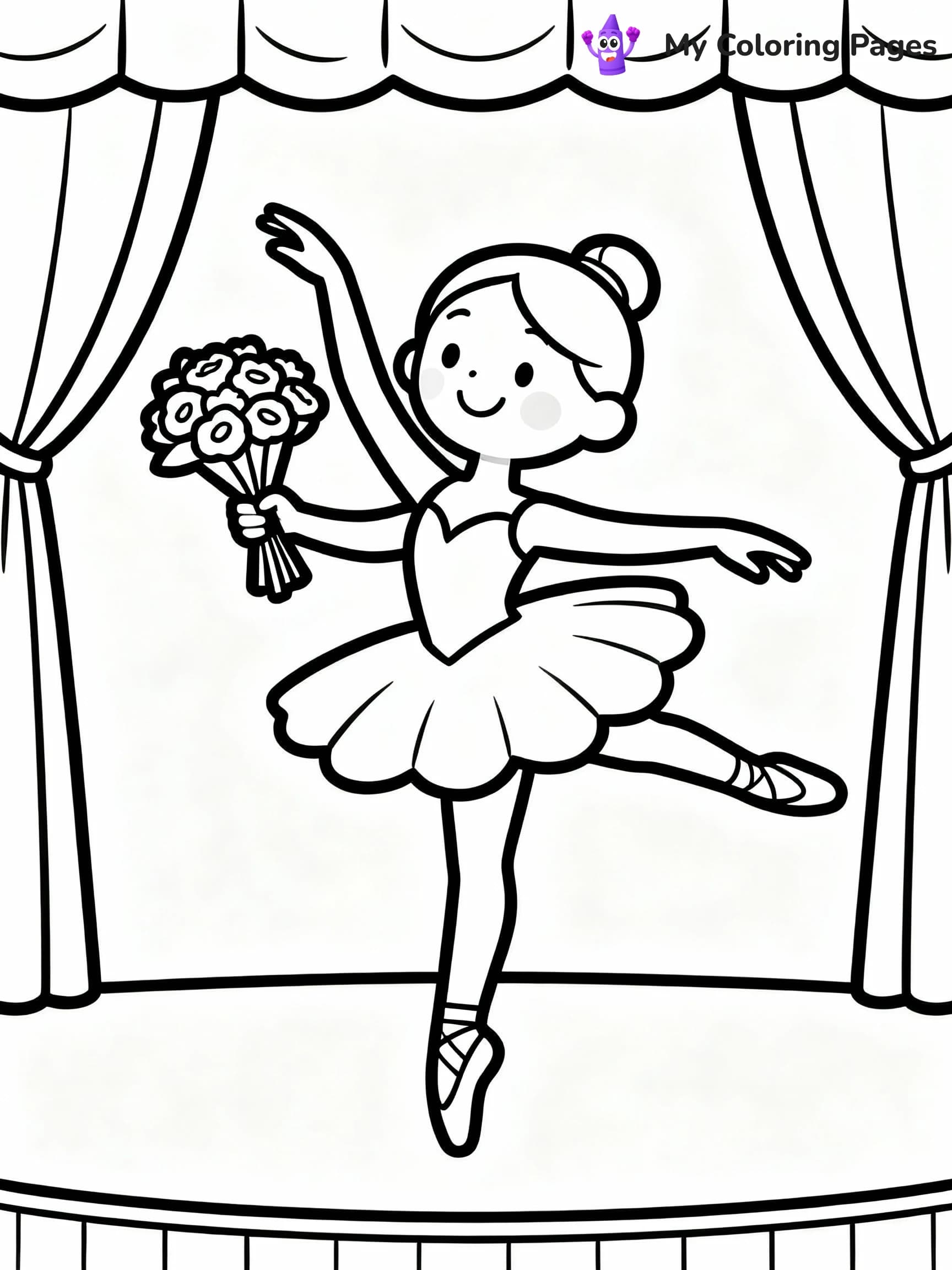 Ballerina Coloring Pages - 24