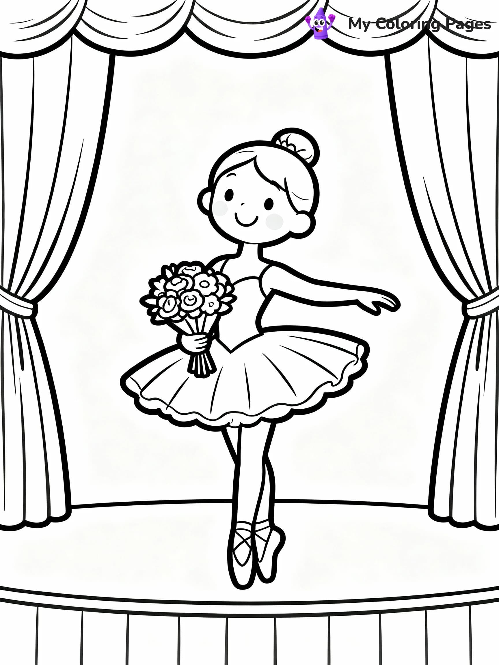 Ballerina Coloring Pages - 23