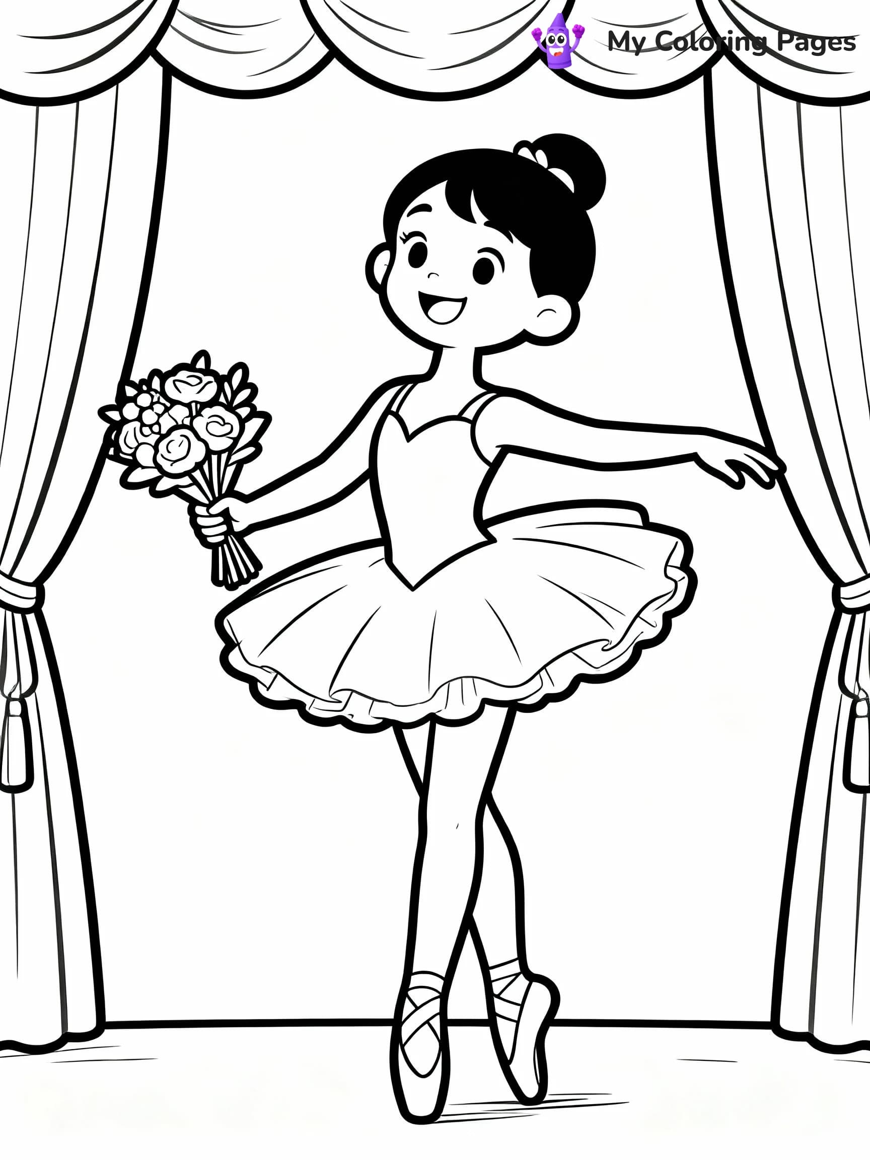 Ballerina Coloring Pages - 22