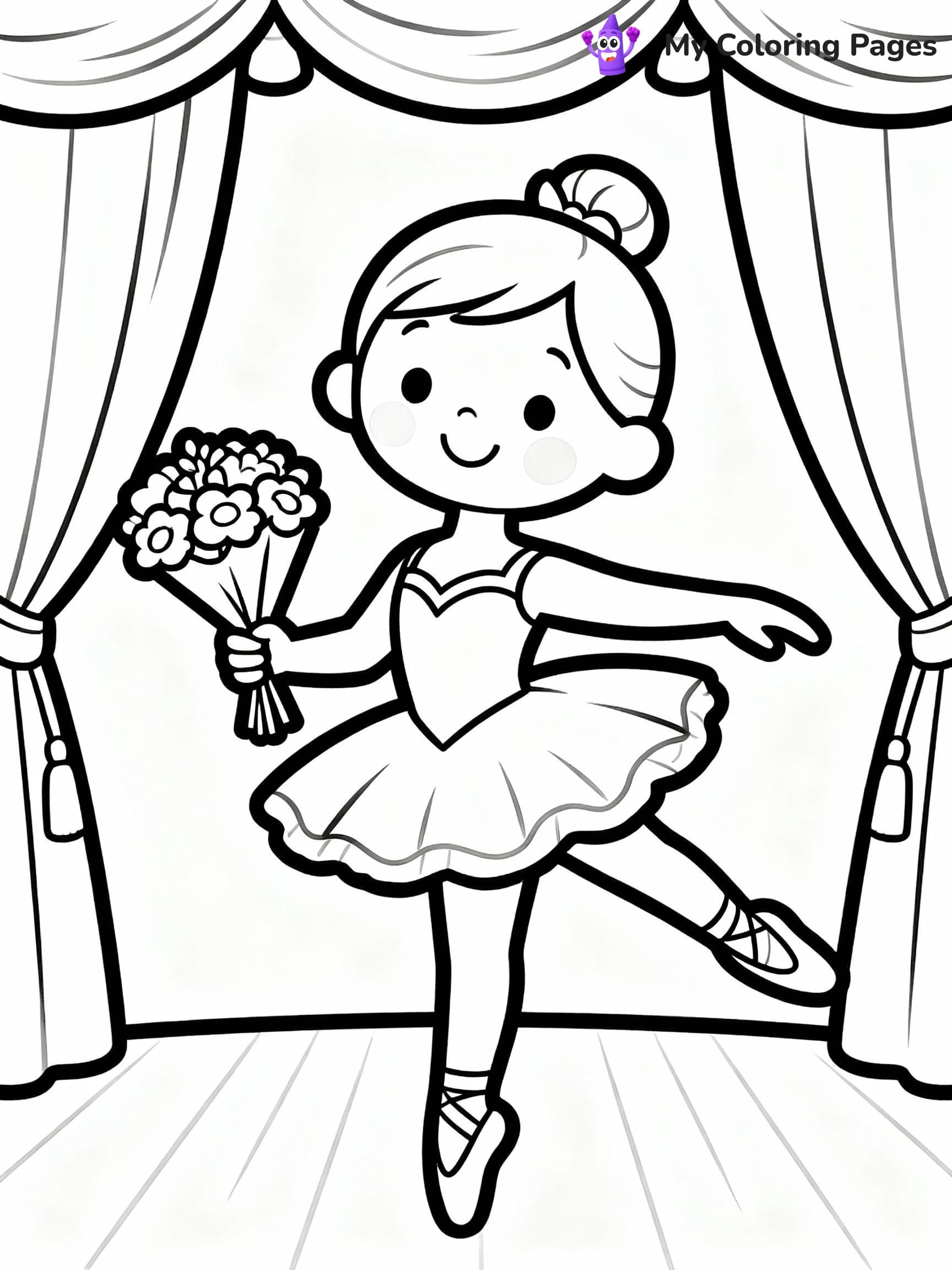 Ballerina Coloring Pages - 21