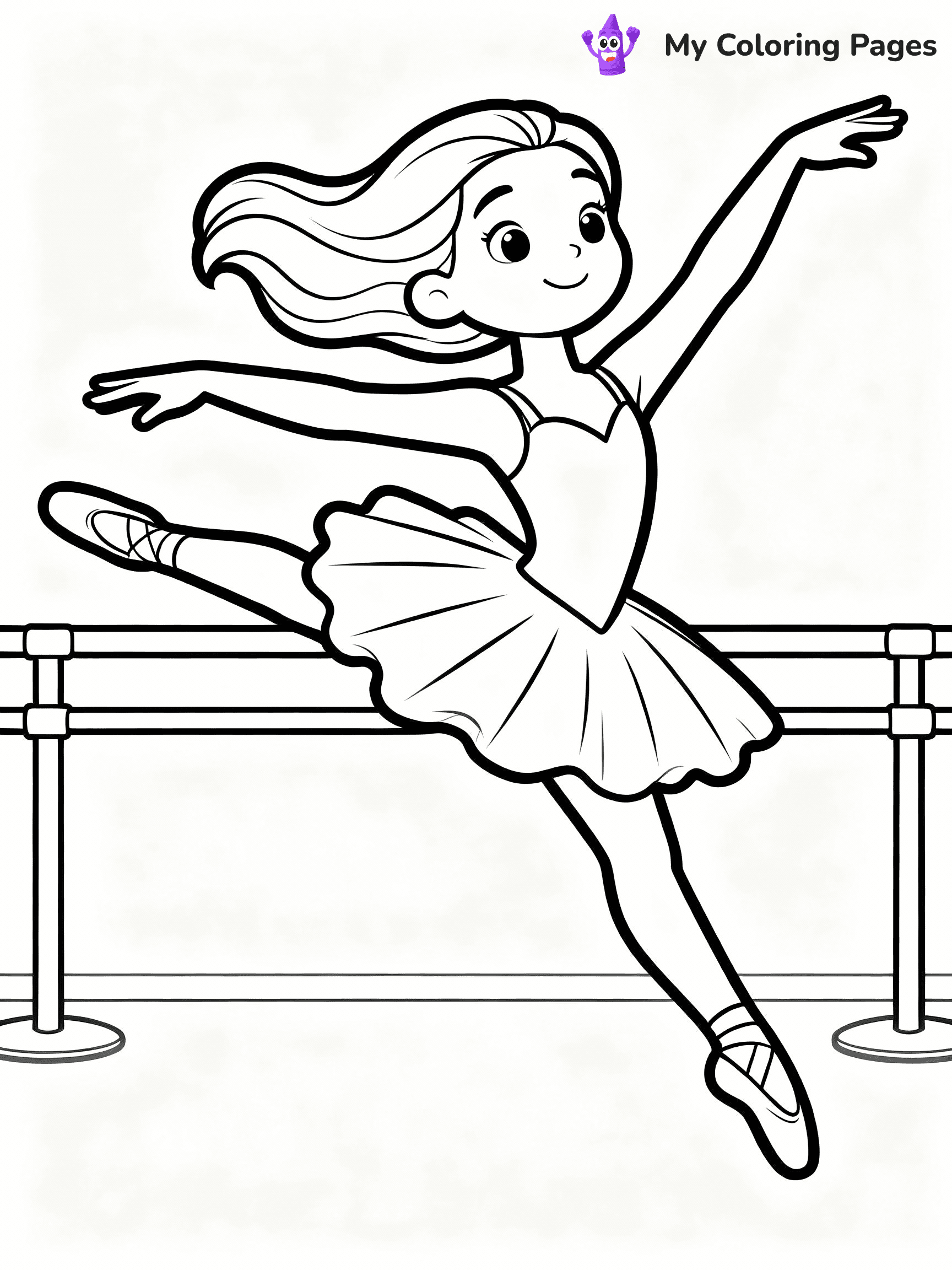 Ballerina Coloring Pages - 12