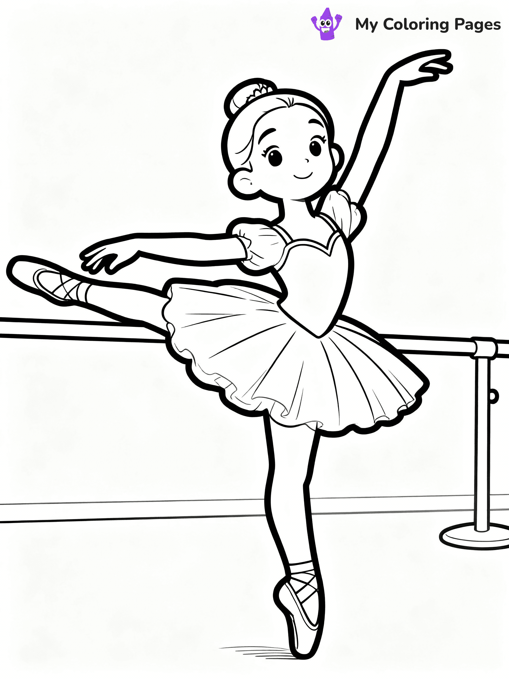 Ballerina Coloring Pages - 9