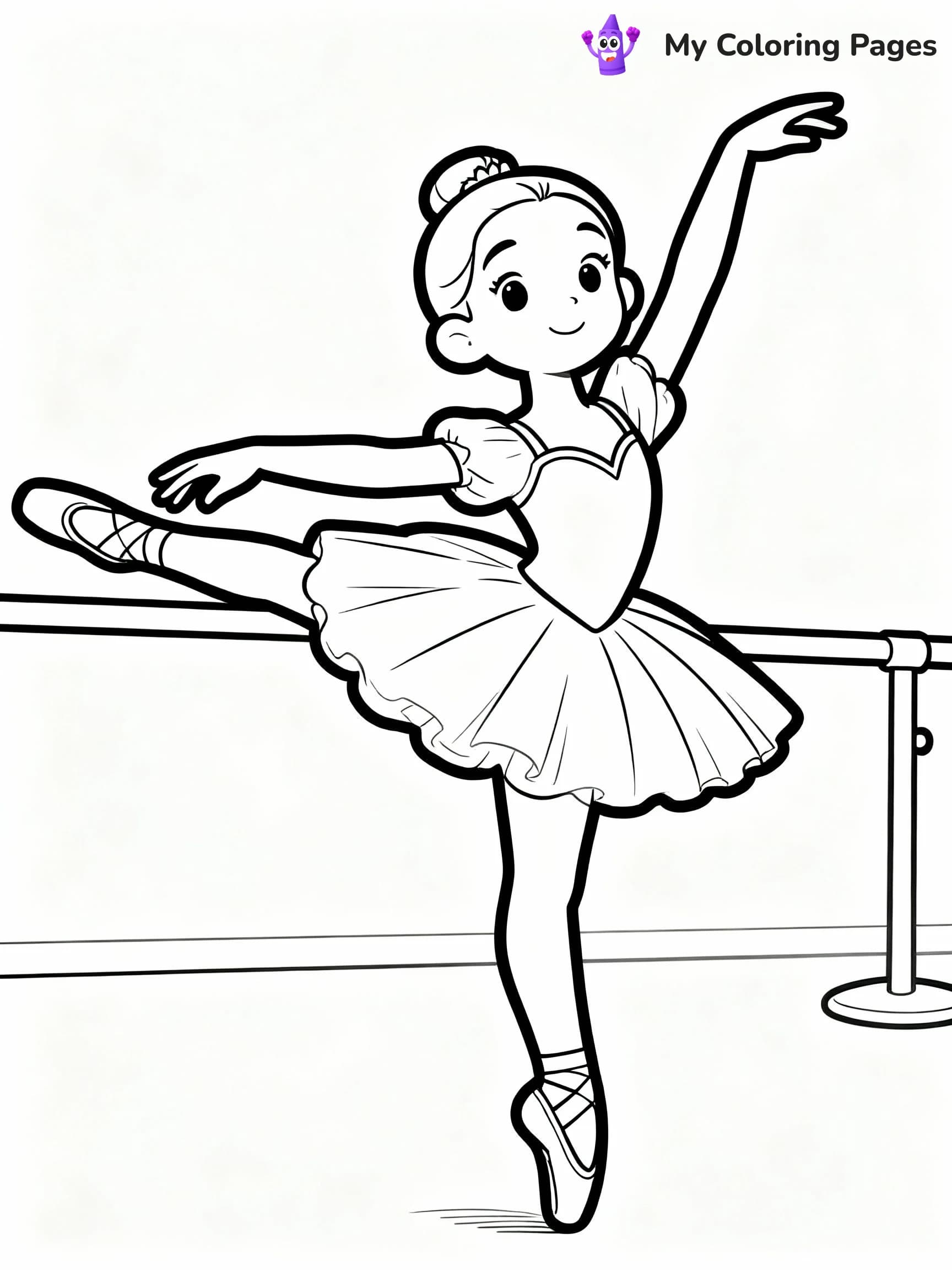 Ballerina Coloring Pages - 16