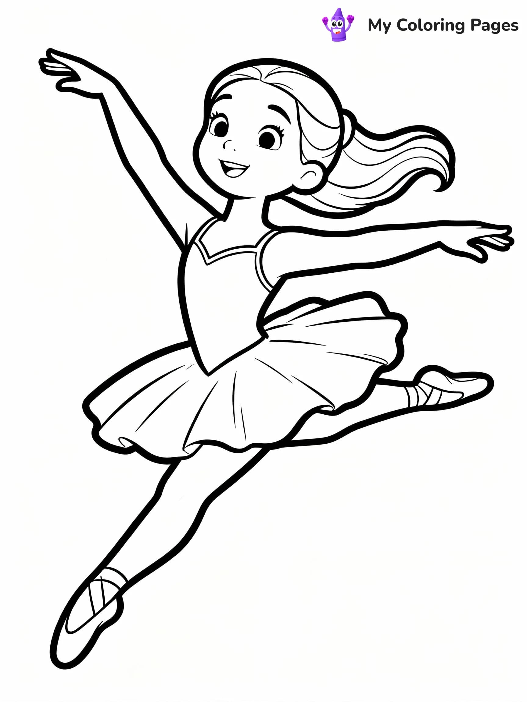 Ballerina Coloring Pages - 14