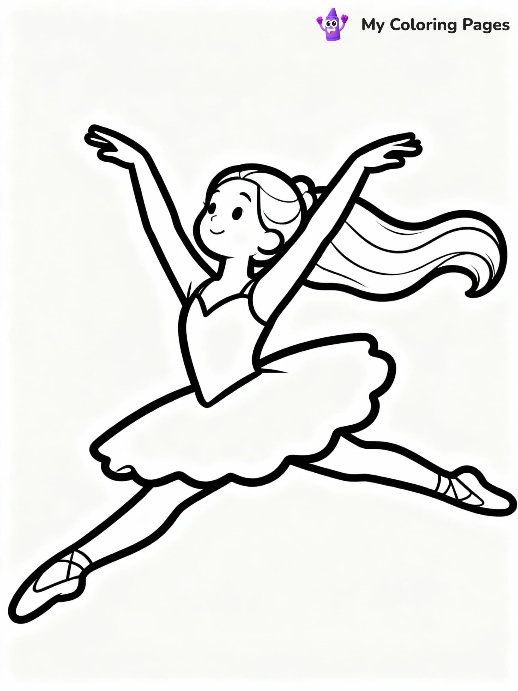 Ballerina Coloring Pages - 12
