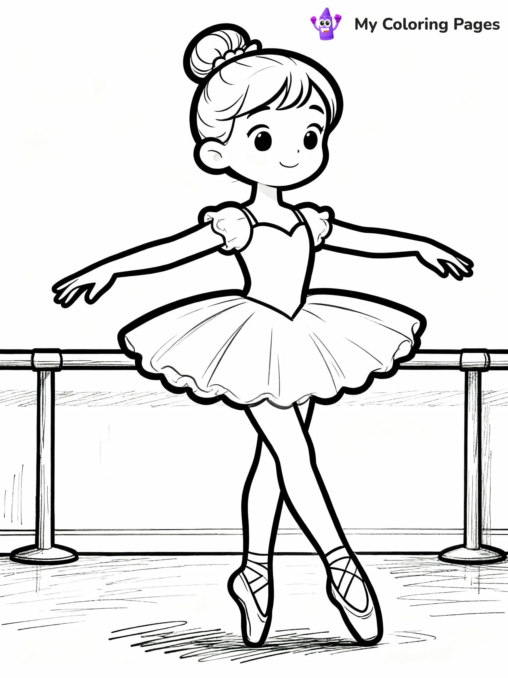 Ballerina Coloring Pages - 11