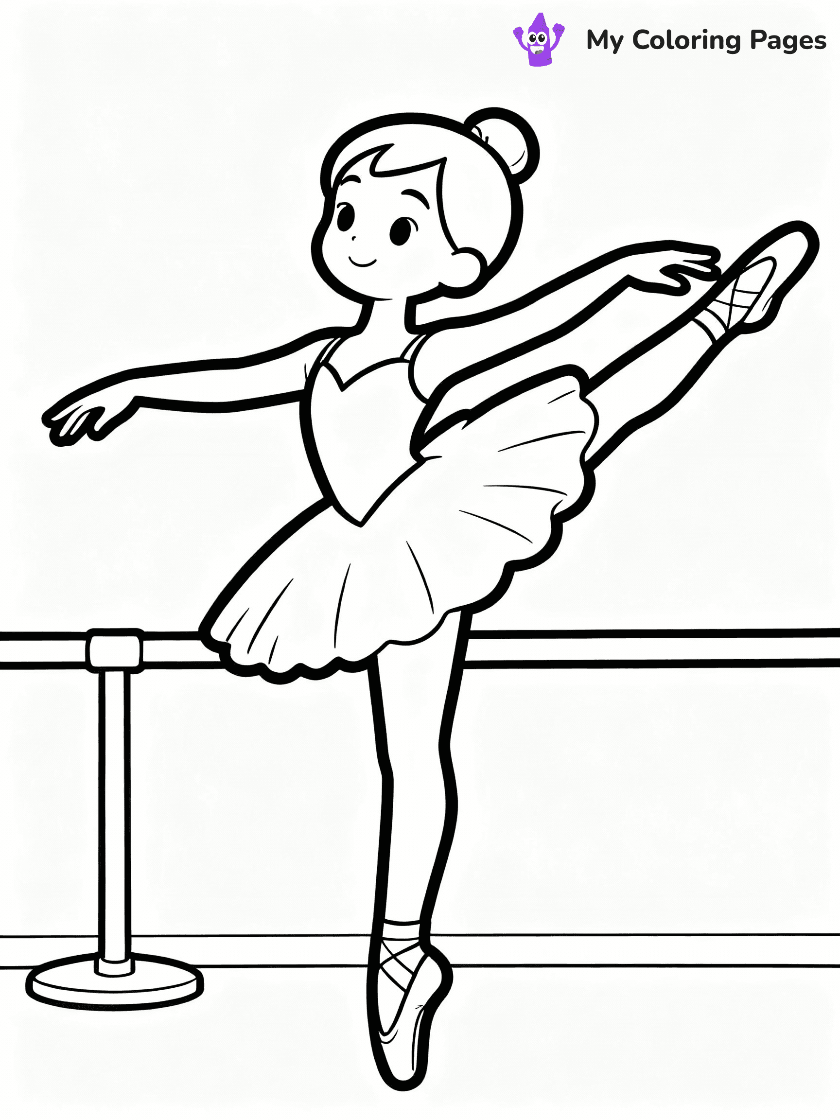 Ballerina Coloring Pages - 3