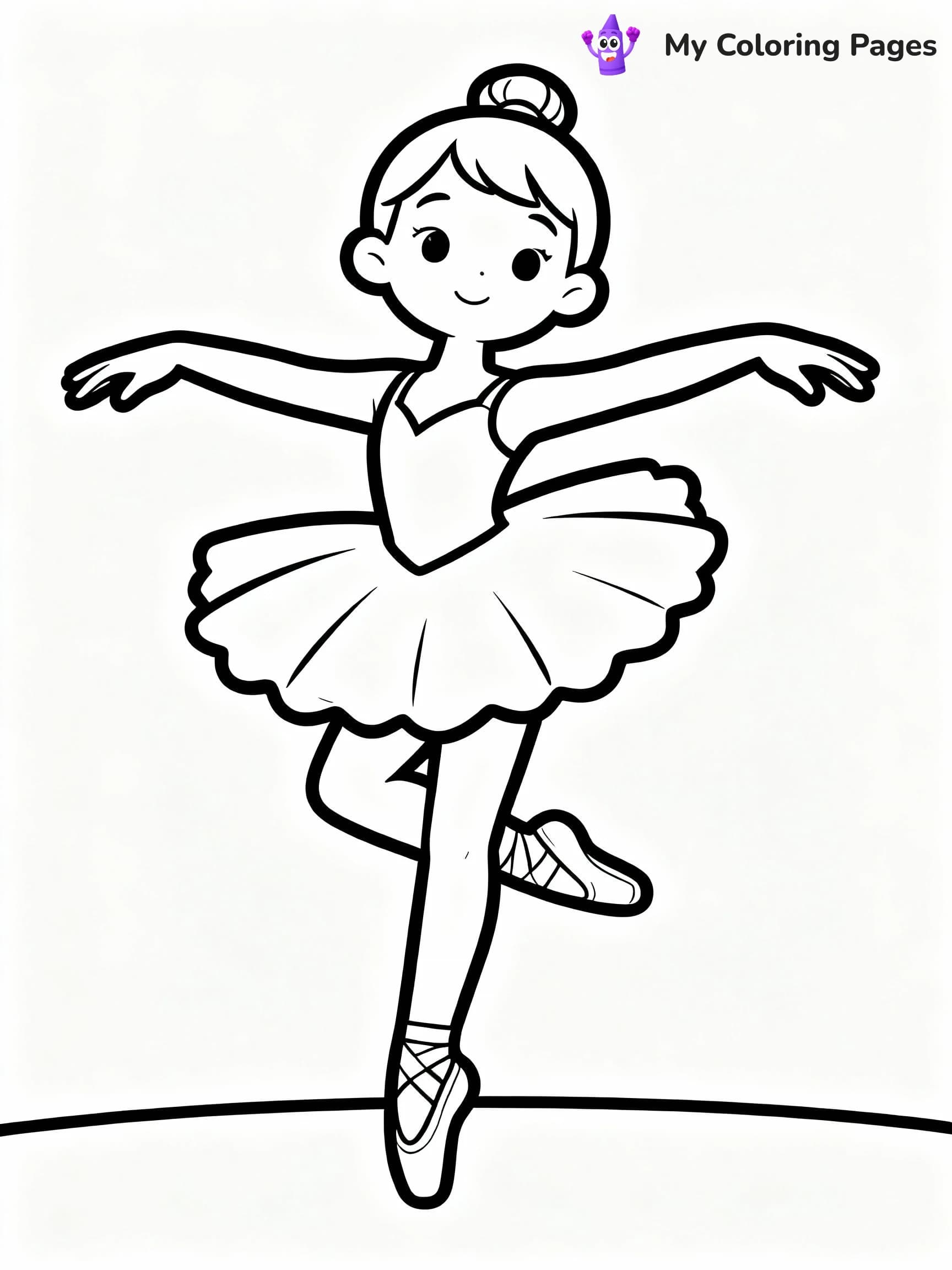 Ballerina Coloring Pages - 9