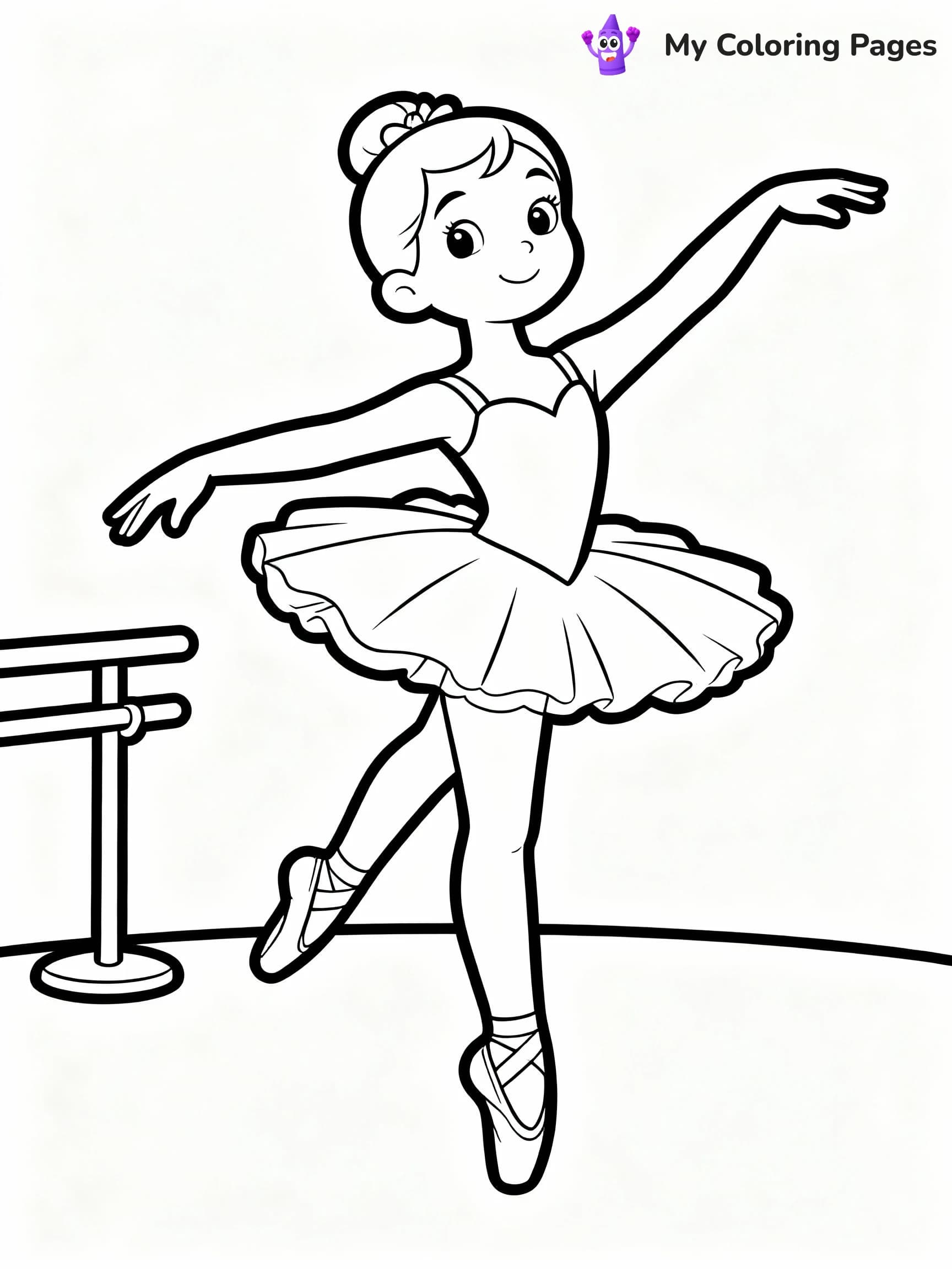 Ballerina Coloring Pages - 8