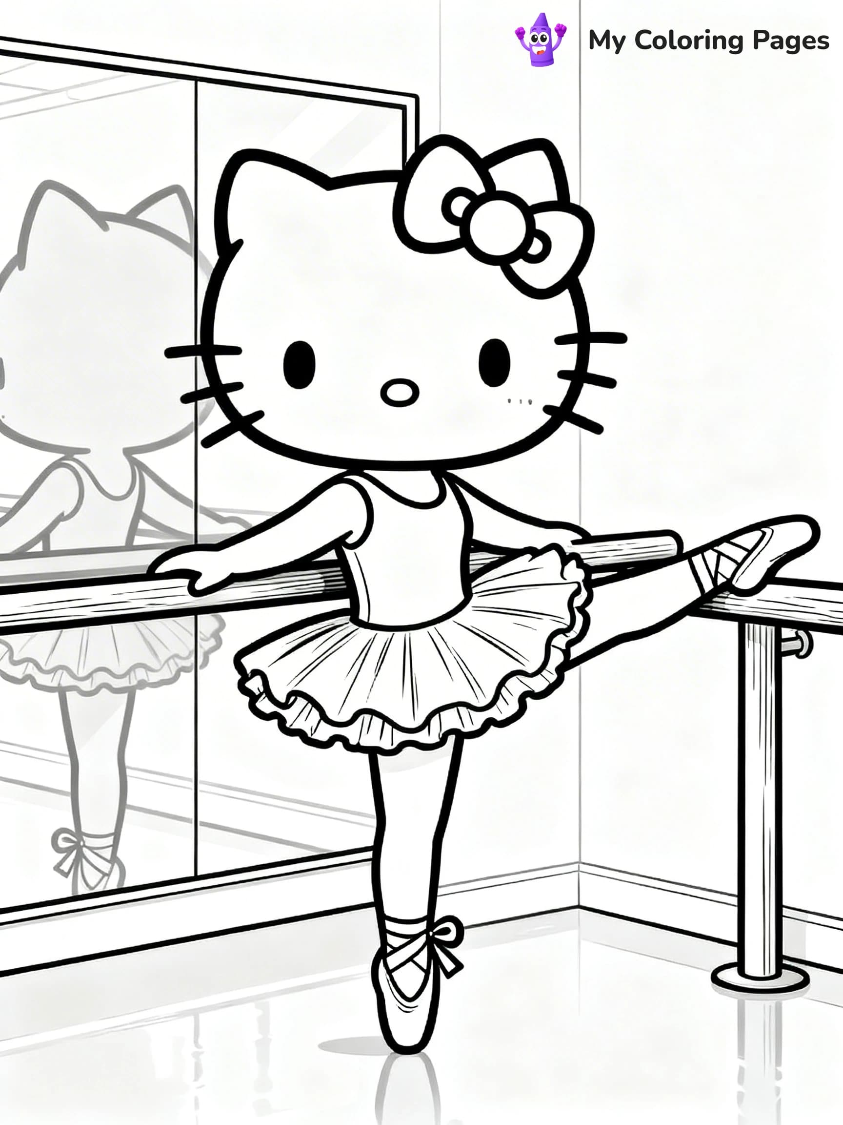 Ballerina Coloring Pages - 6