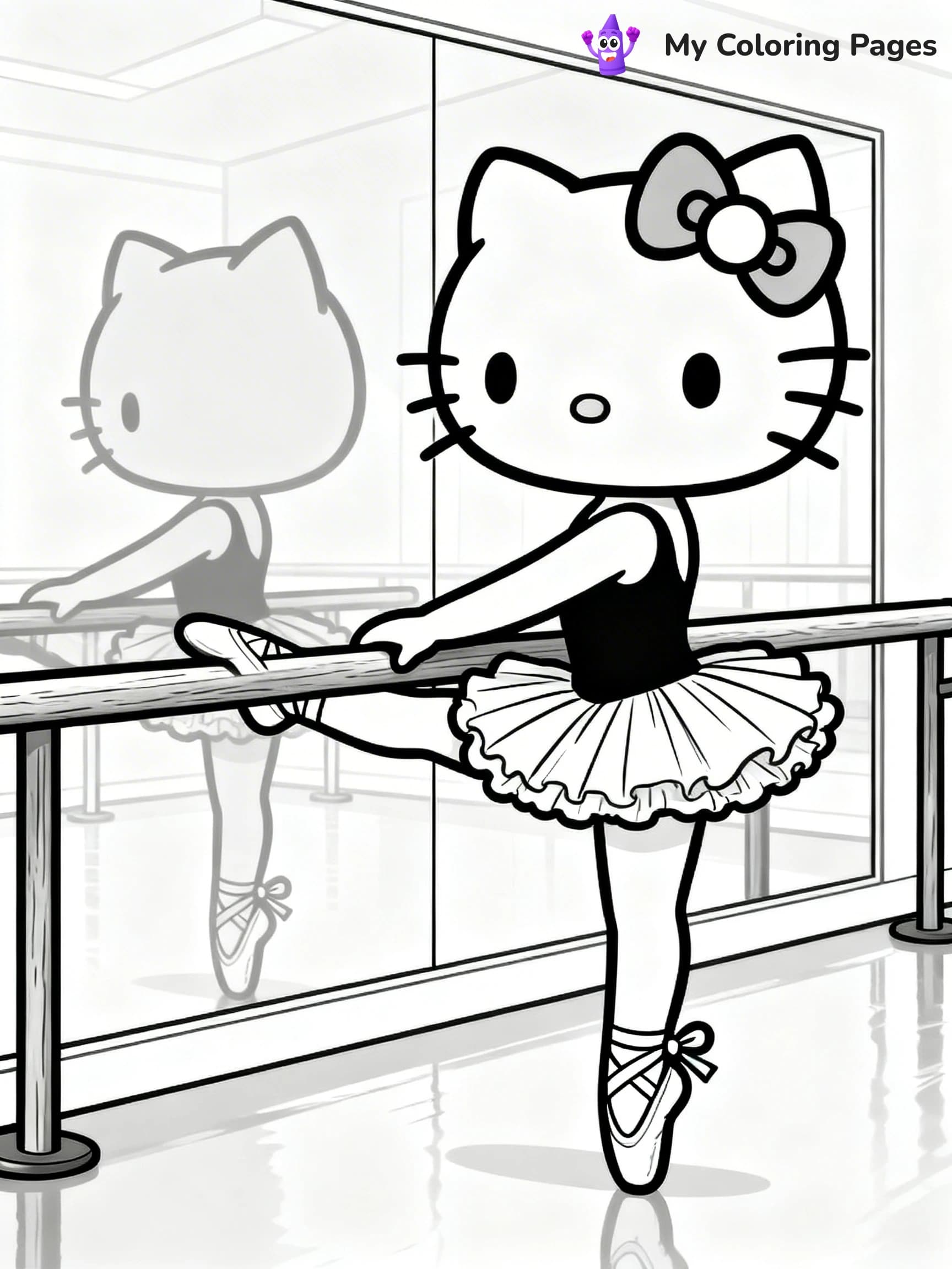 Ballerina Coloring Pages - 4