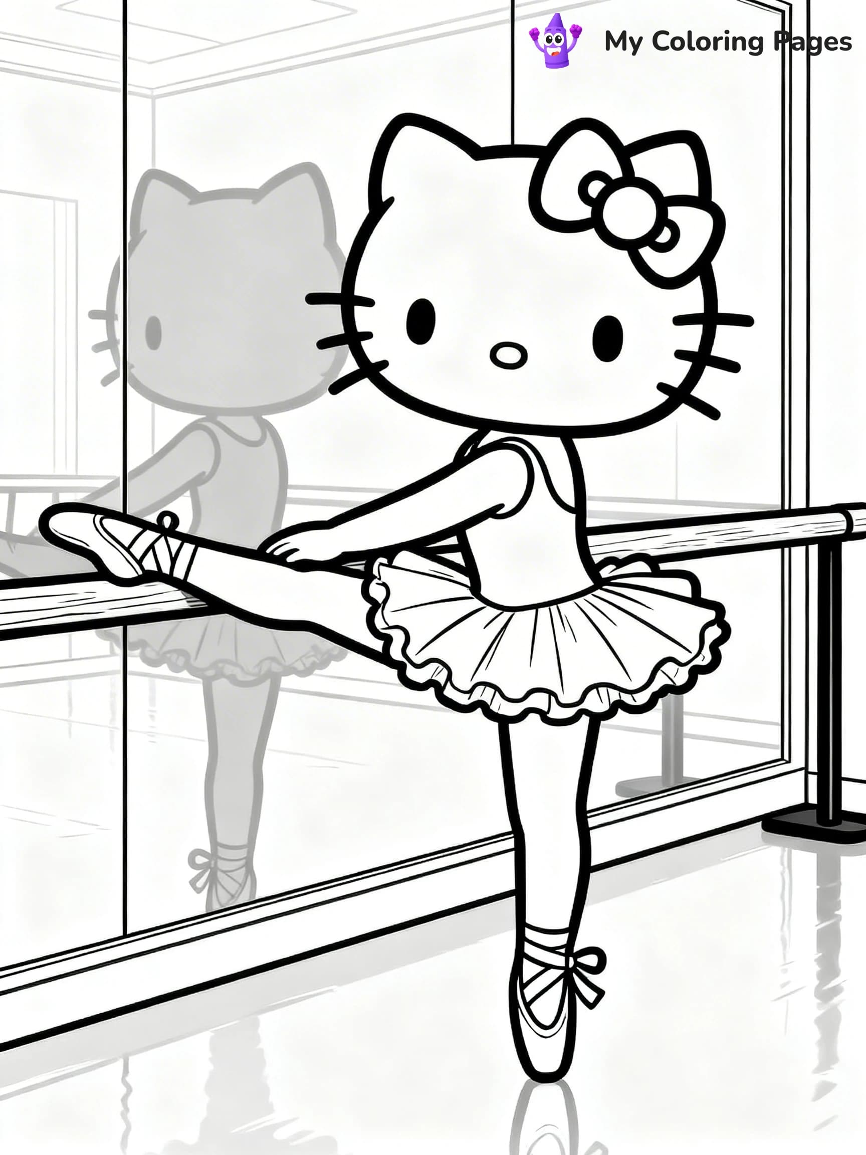Ballerina Coloring Pages - 3