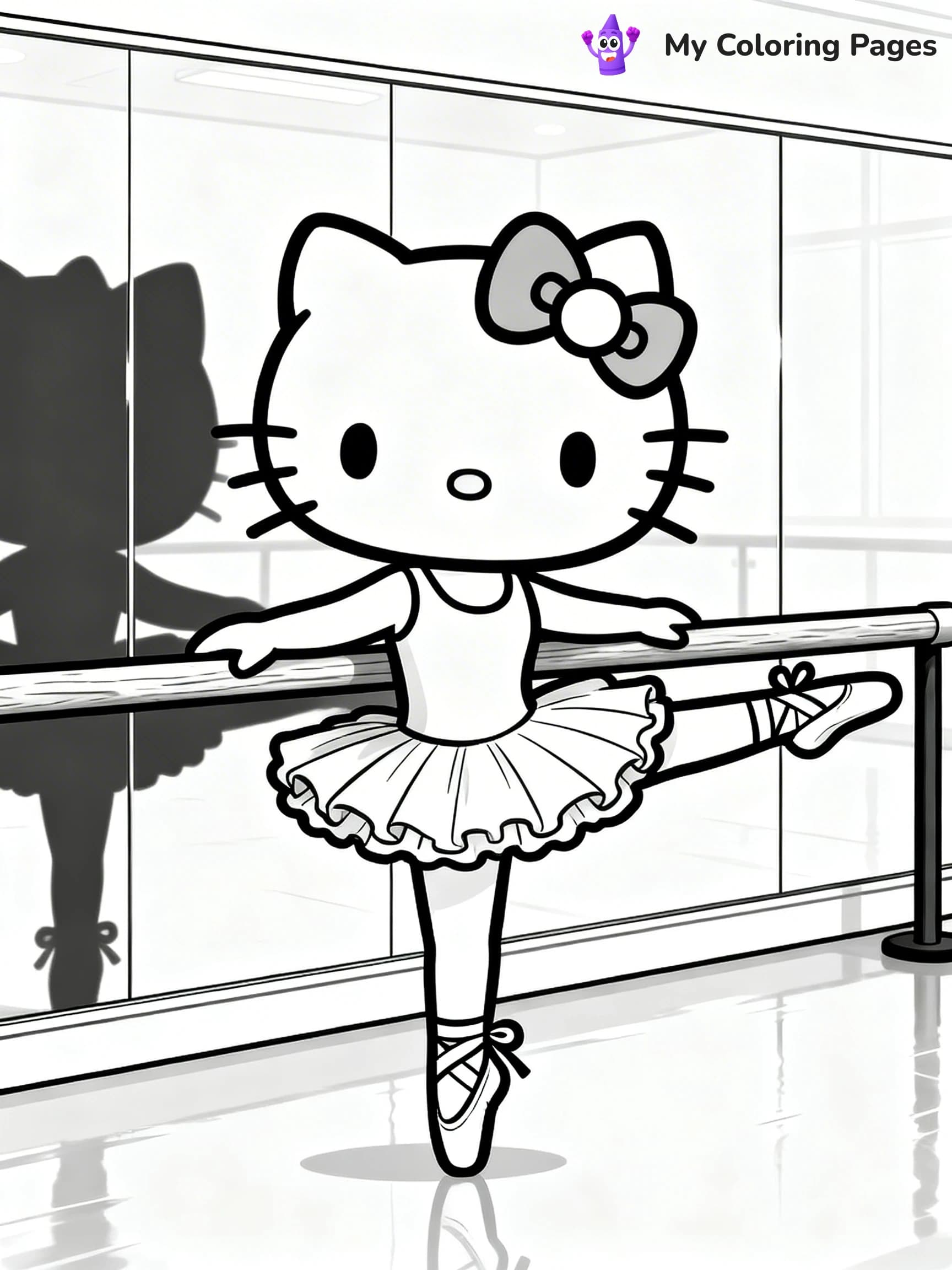 Ballerina Coloring Pages - 2