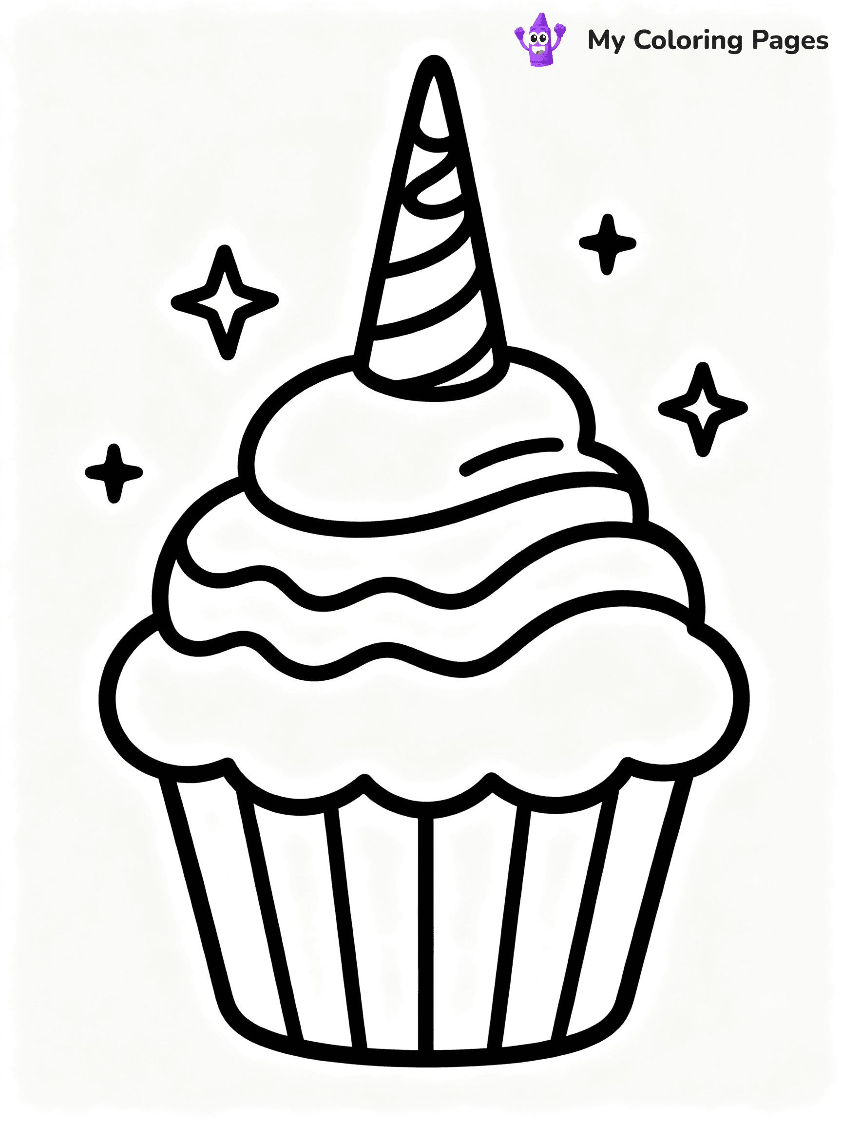Cupcake Coloring Pages - 22