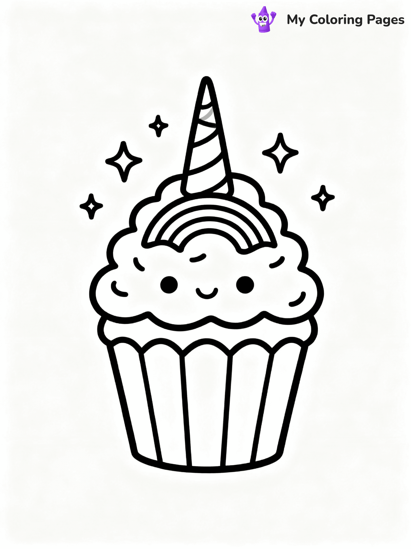 Cupcake Coloring Pages - 21