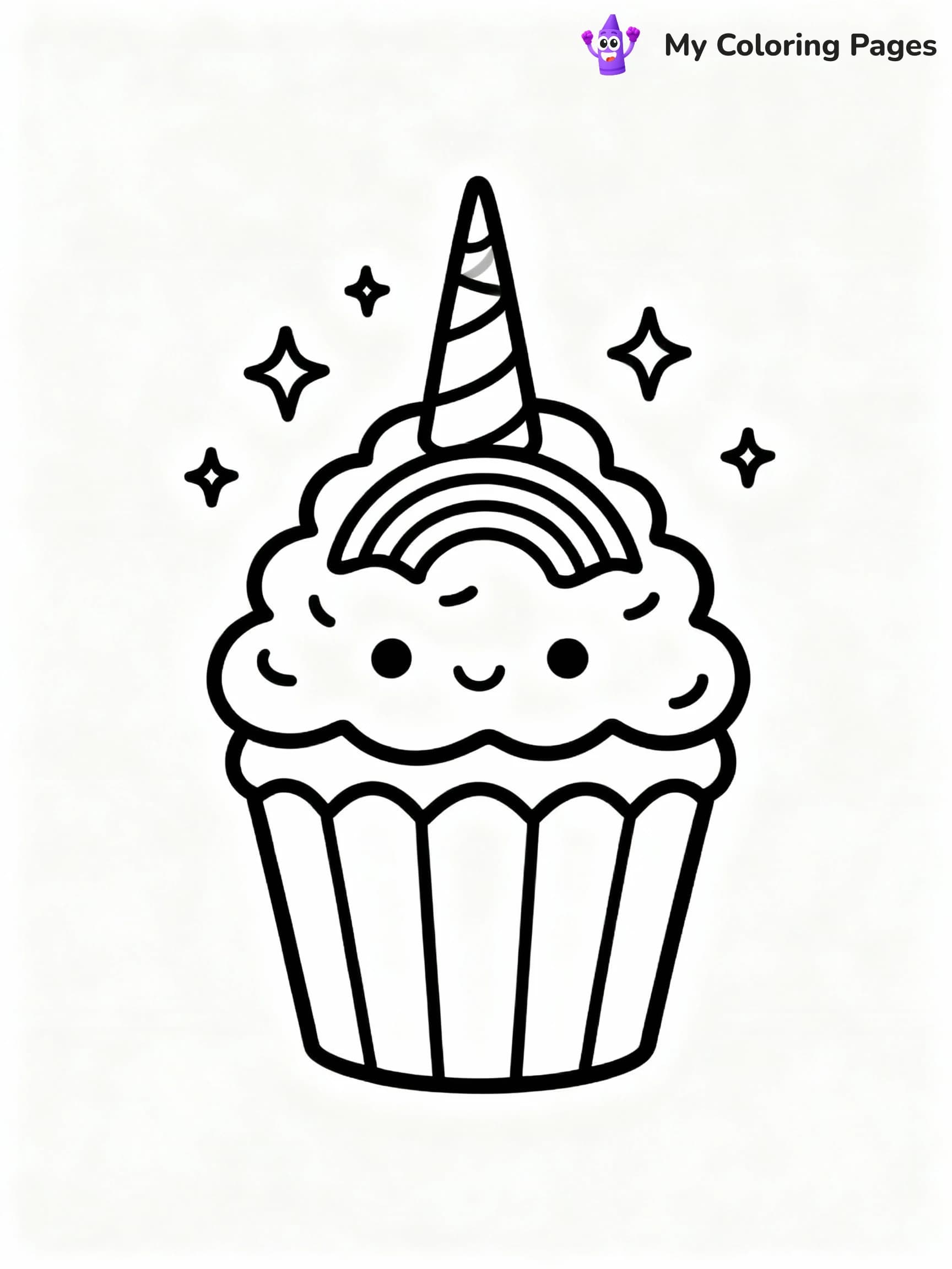 Cupcake Coloring Pages - 21