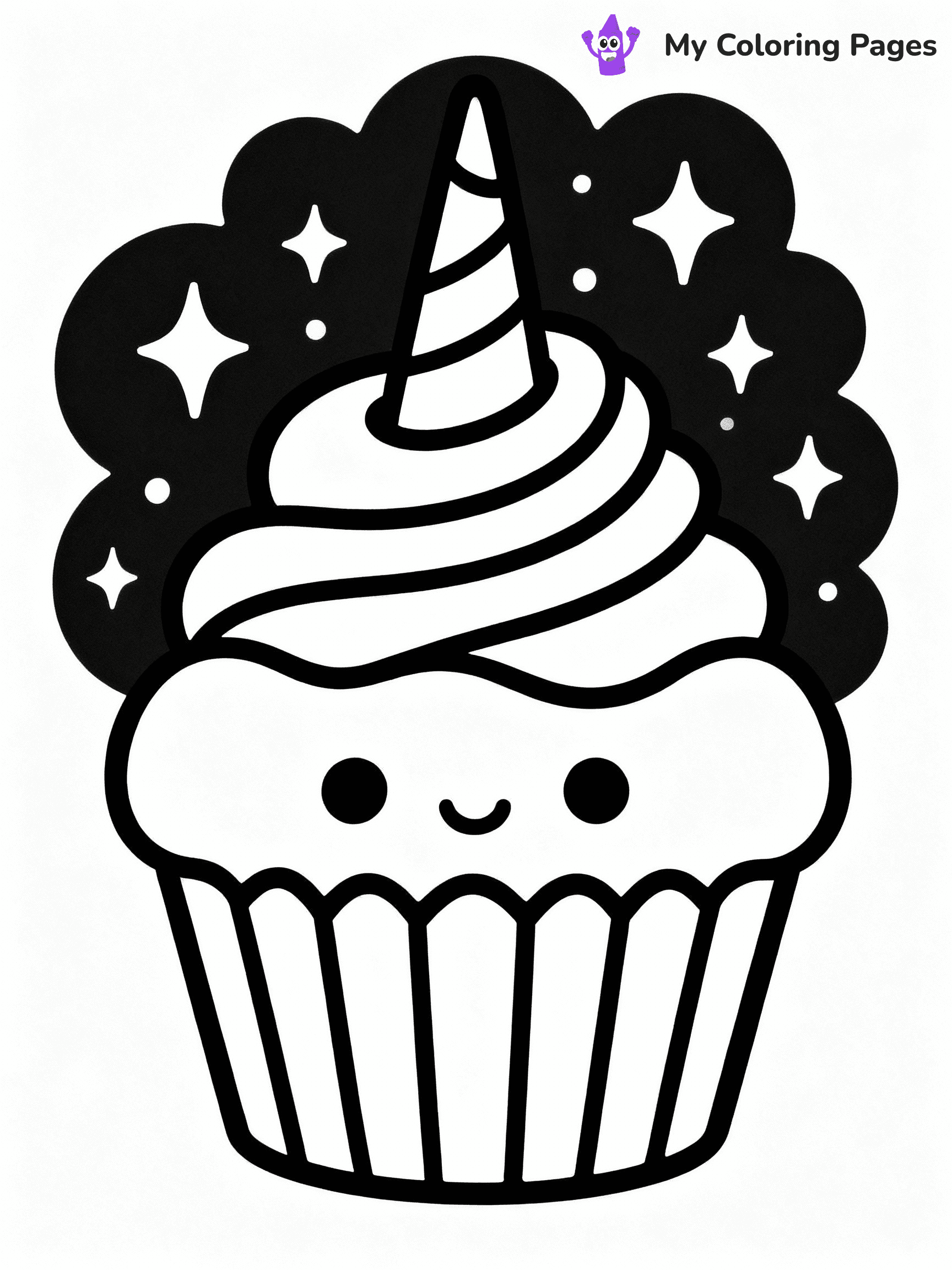 Cupcake Coloring Pages - 13