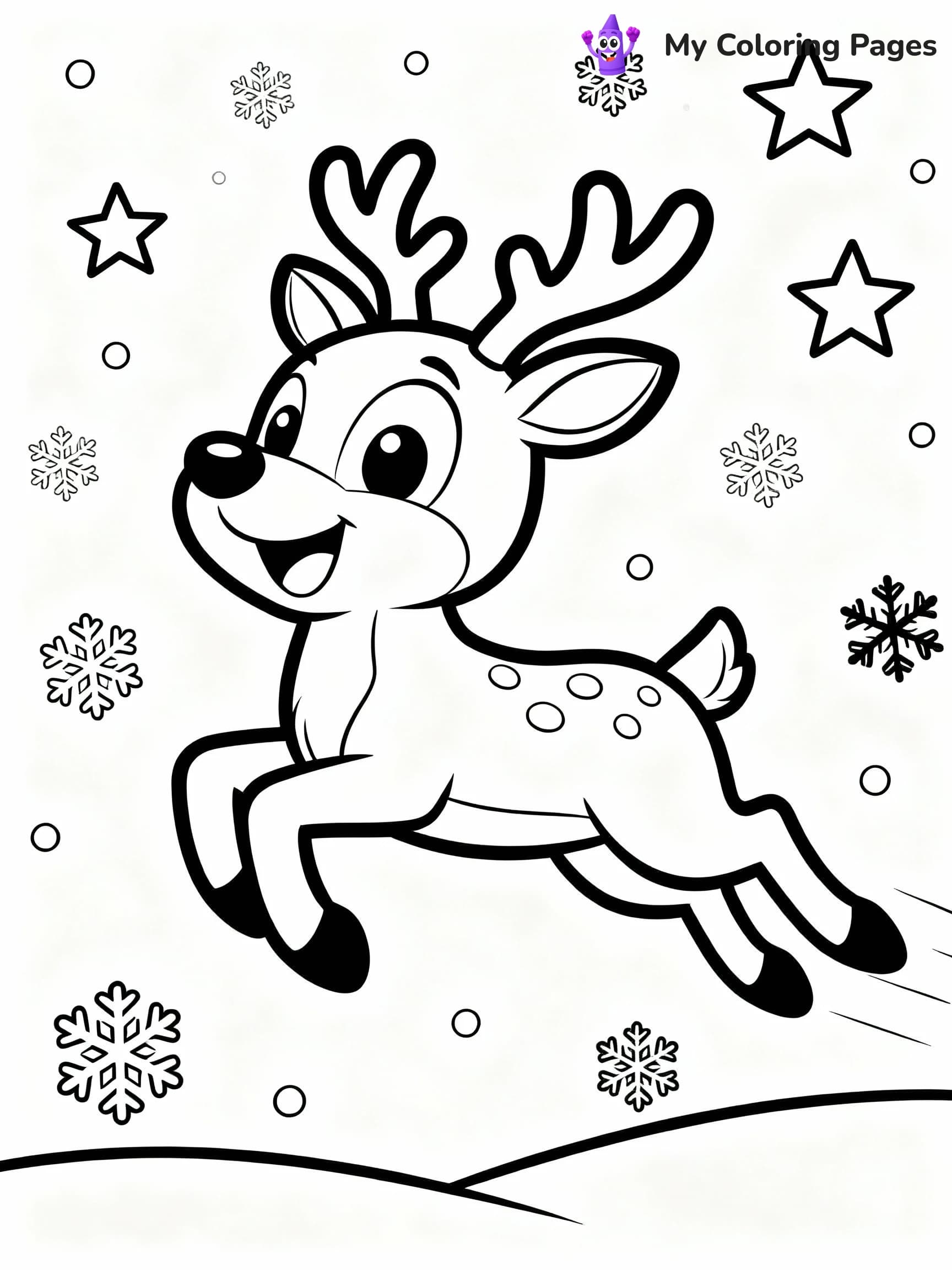 Rudolph Coloring Pages - 21