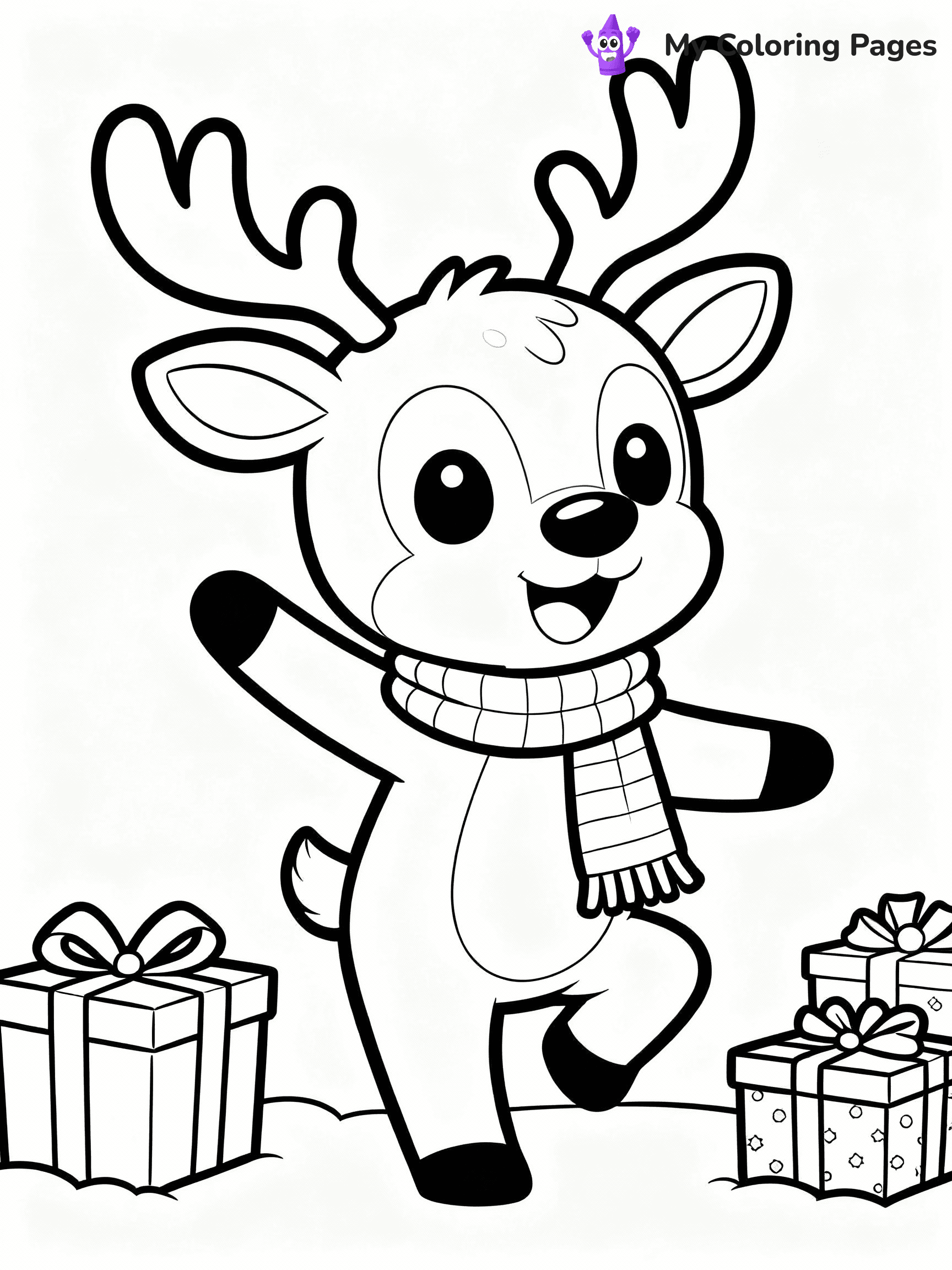 Rudolph Coloring Pages - 20