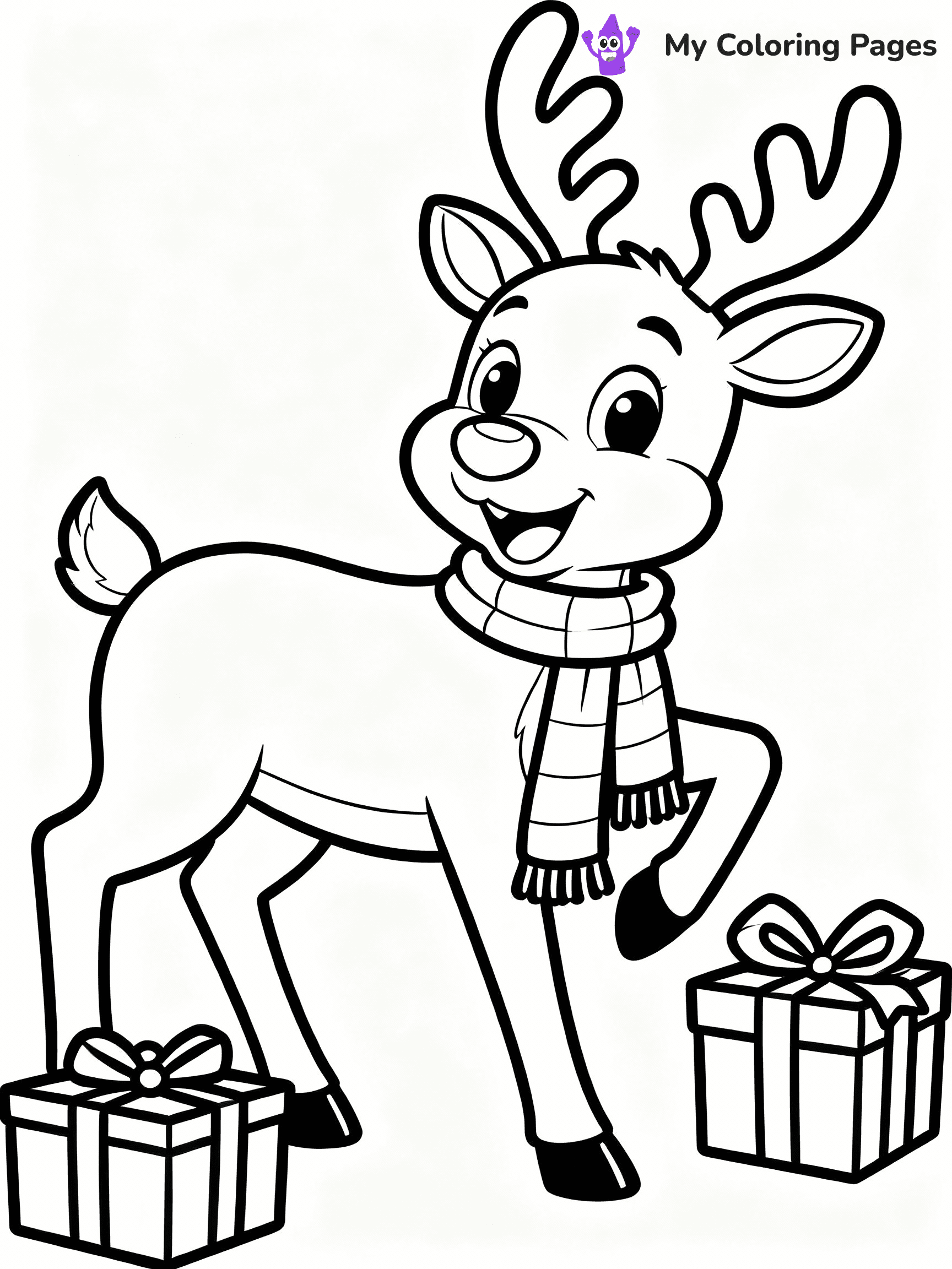 Rudolph Coloring Pages - 19