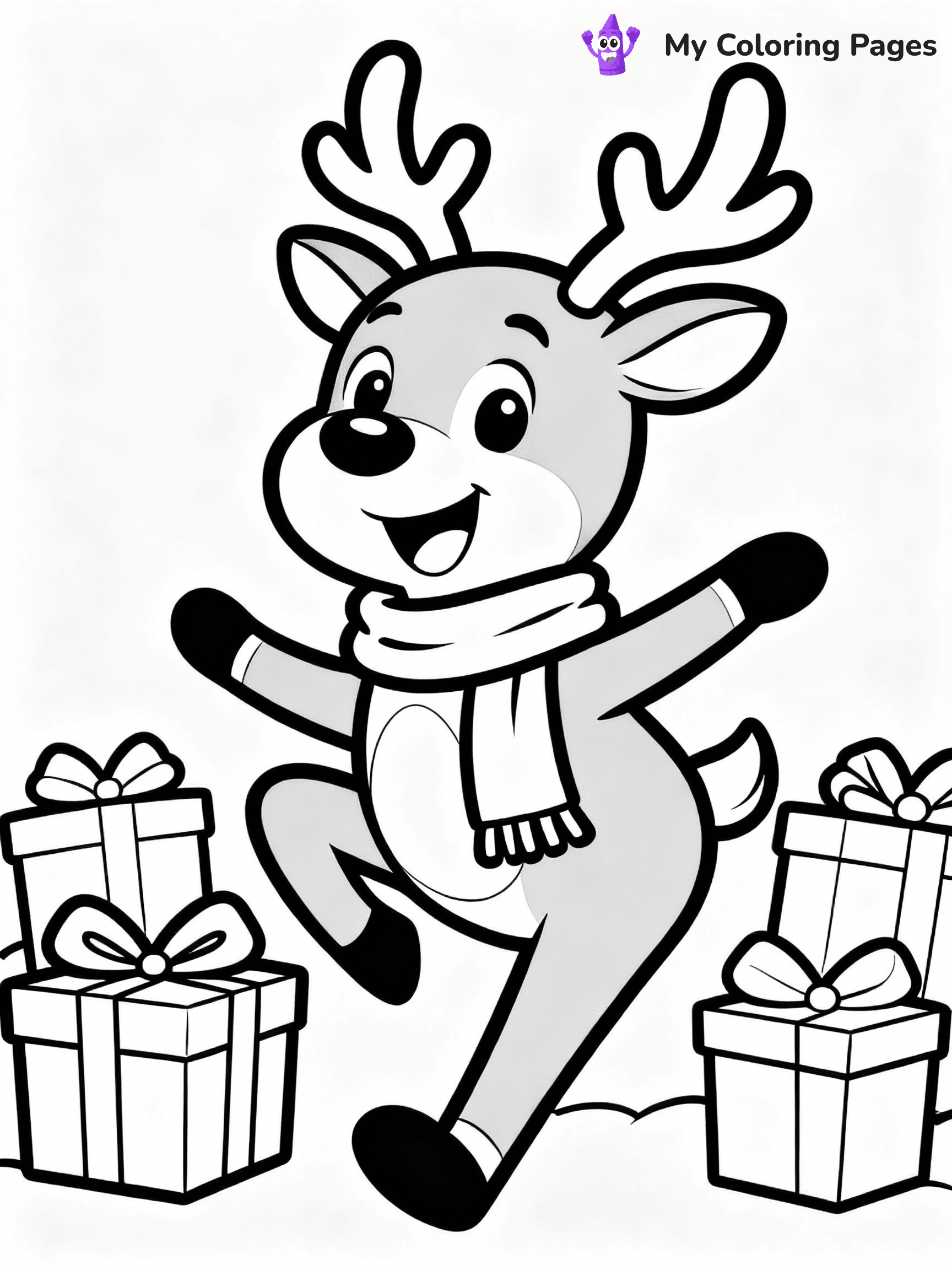 Rudolph Coloring Pages - 18