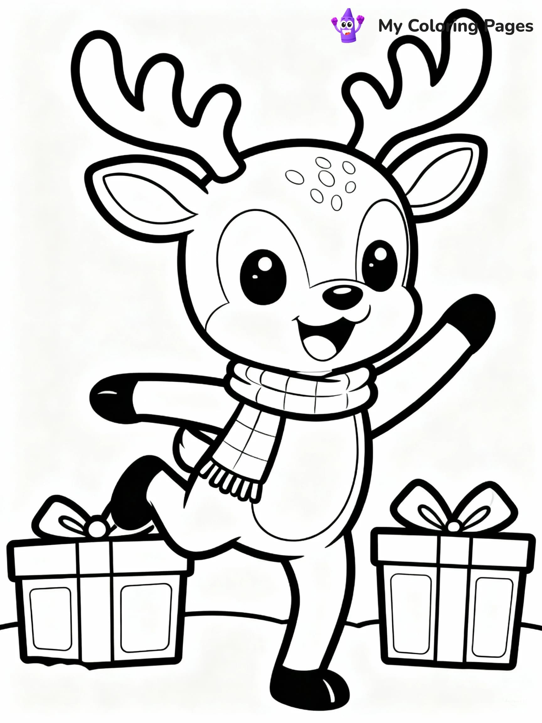 Rudolph Coloring Pages - 14
