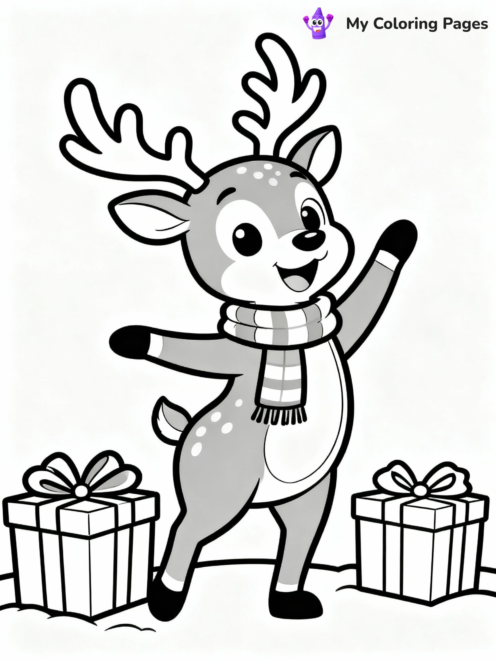 Rudolph Coloring Pages - 13
