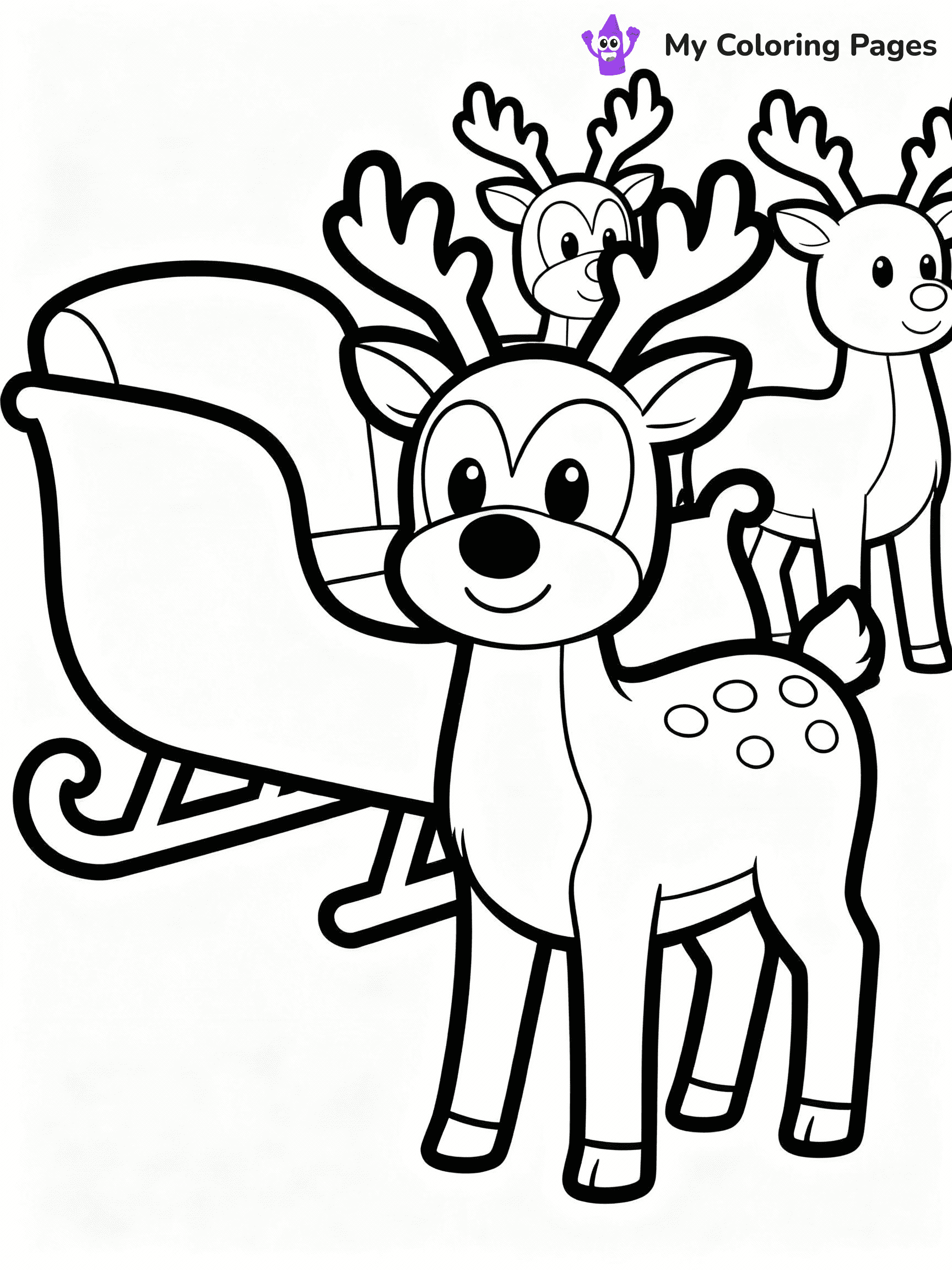 Rudolph Coloring Pages - 10