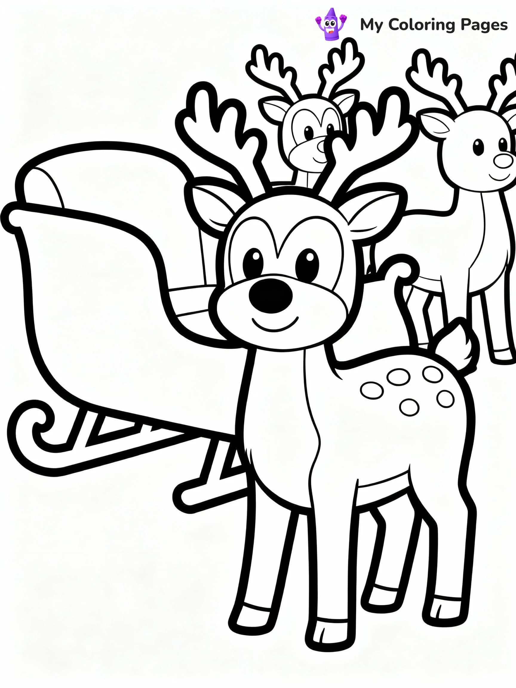 Rudolph Coloring Pages - 10