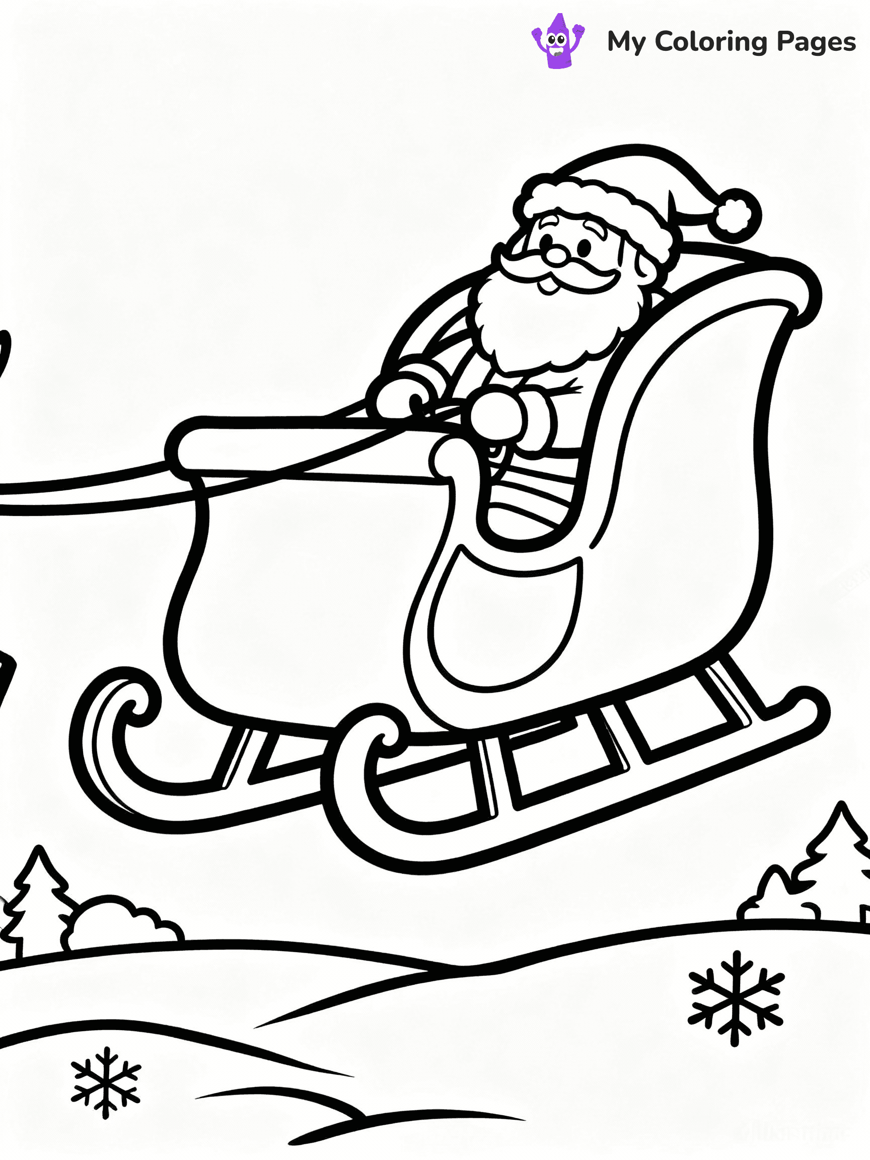 Rudolph Coloring Pages - 2