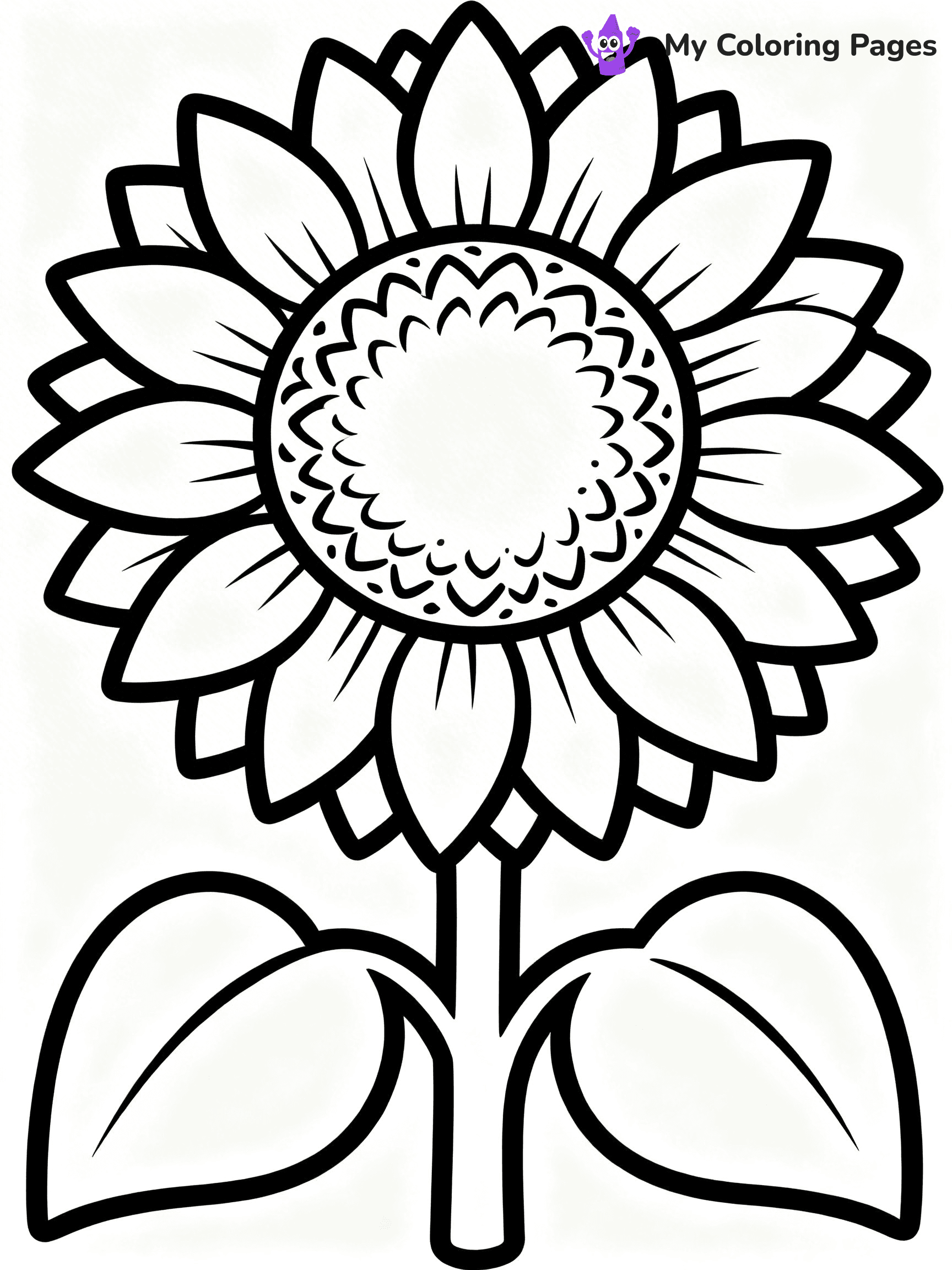 Detailed Flower Coloring Pages - 92