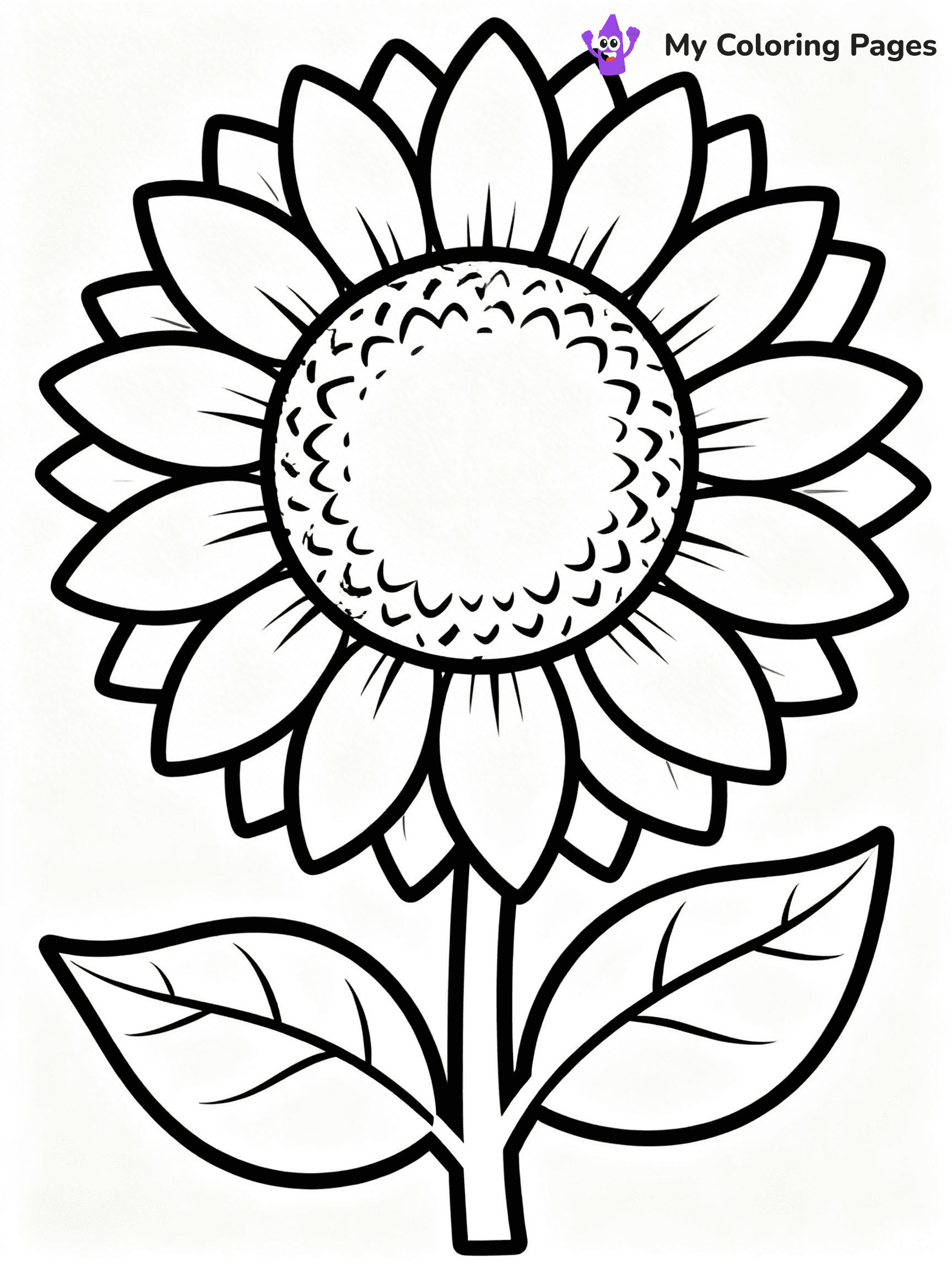 Detailed Flower Coloring Pages - 91