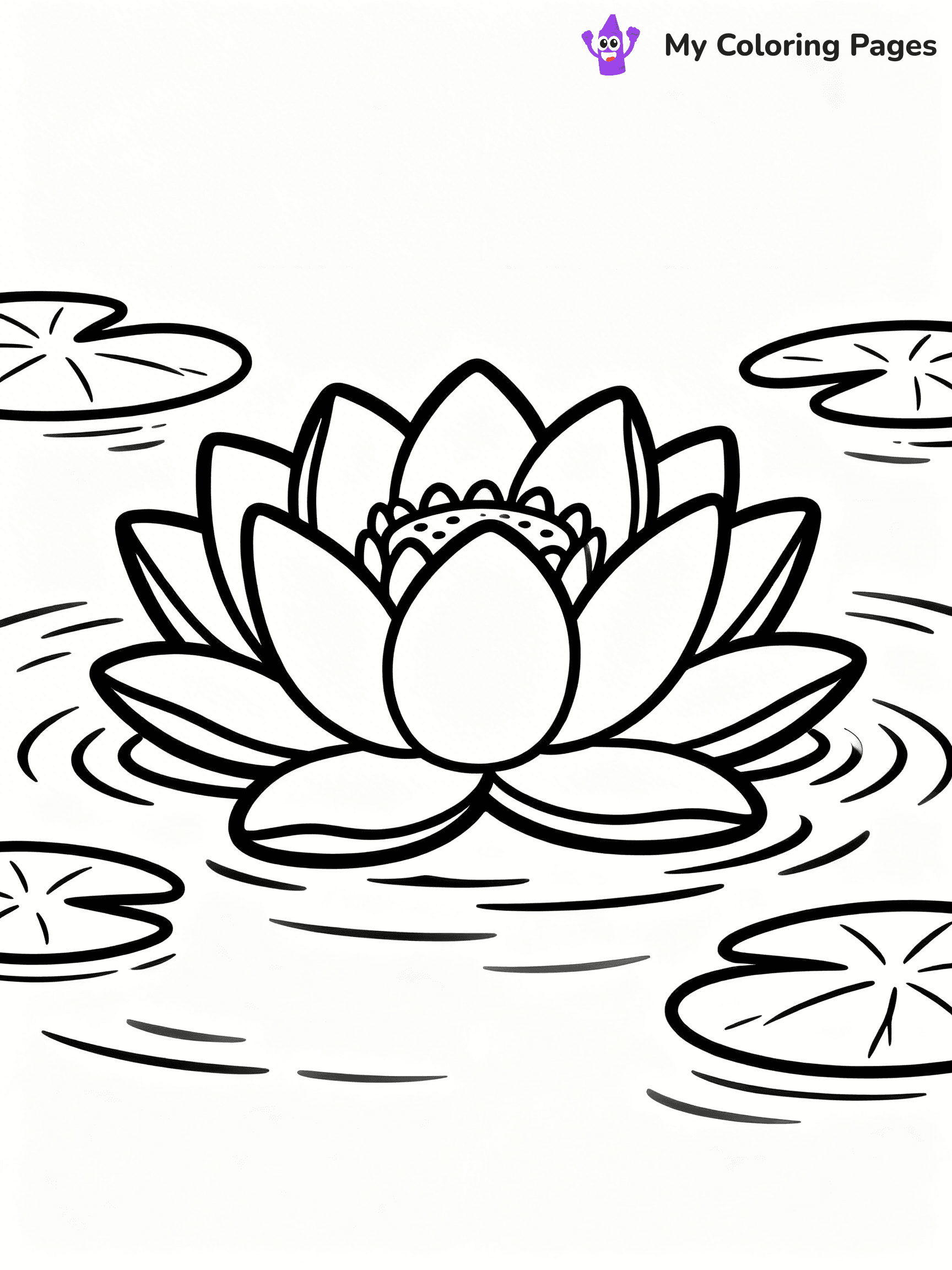 Detailed Flower Coloring Pages - 55