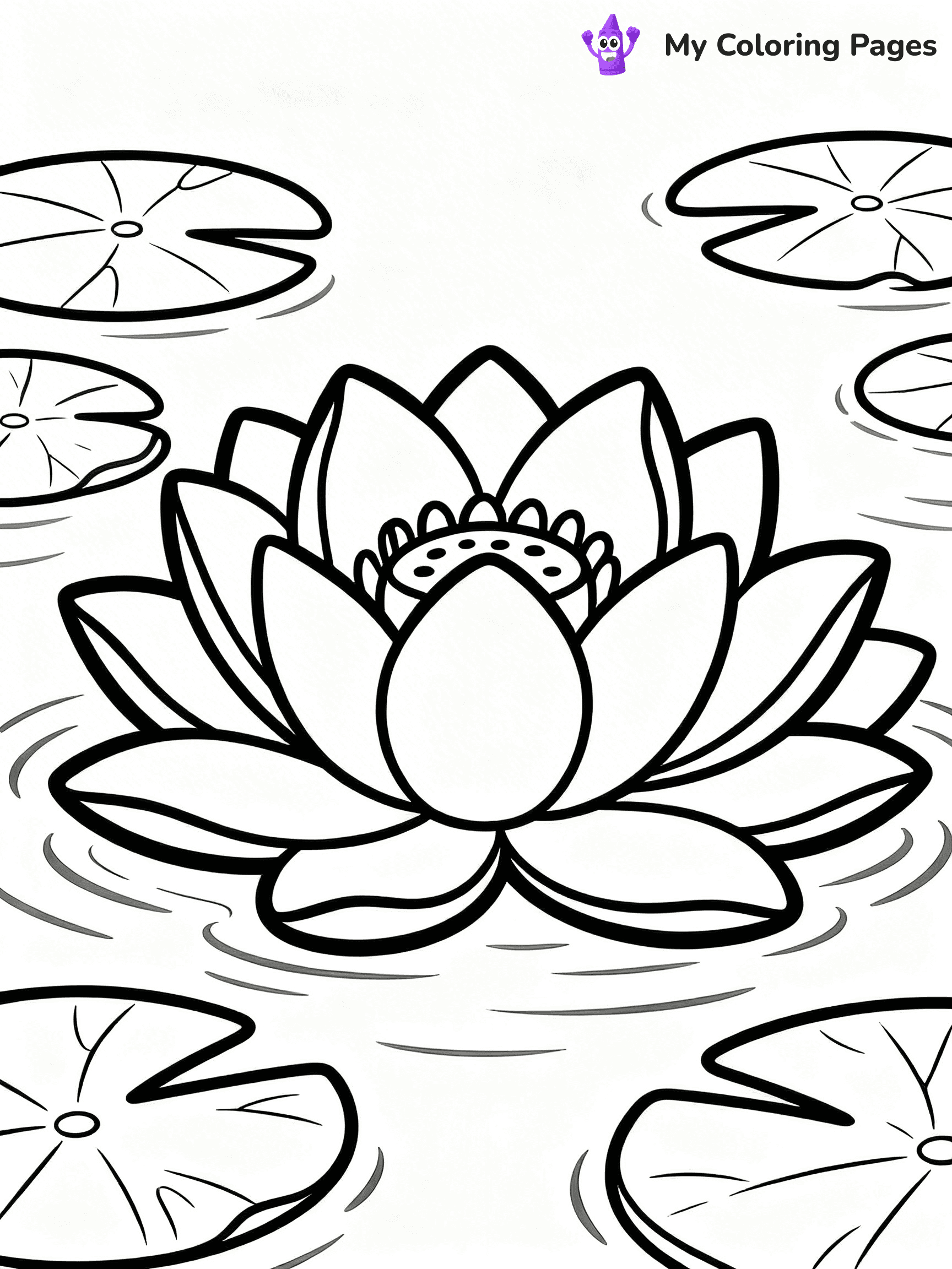 Detailed Flower Coloring Pages - 54