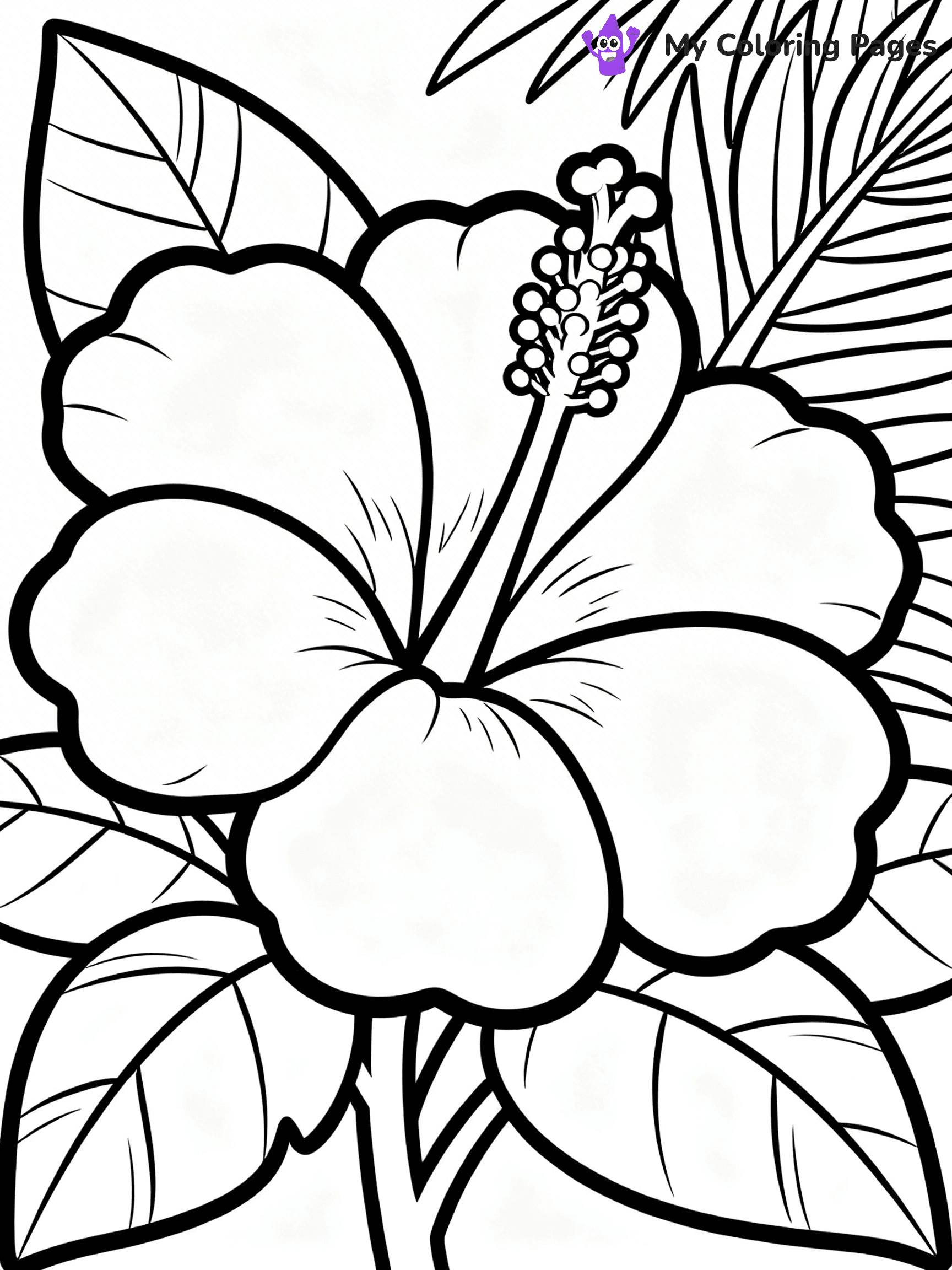 Detailed Flower Coloring Pages - 53