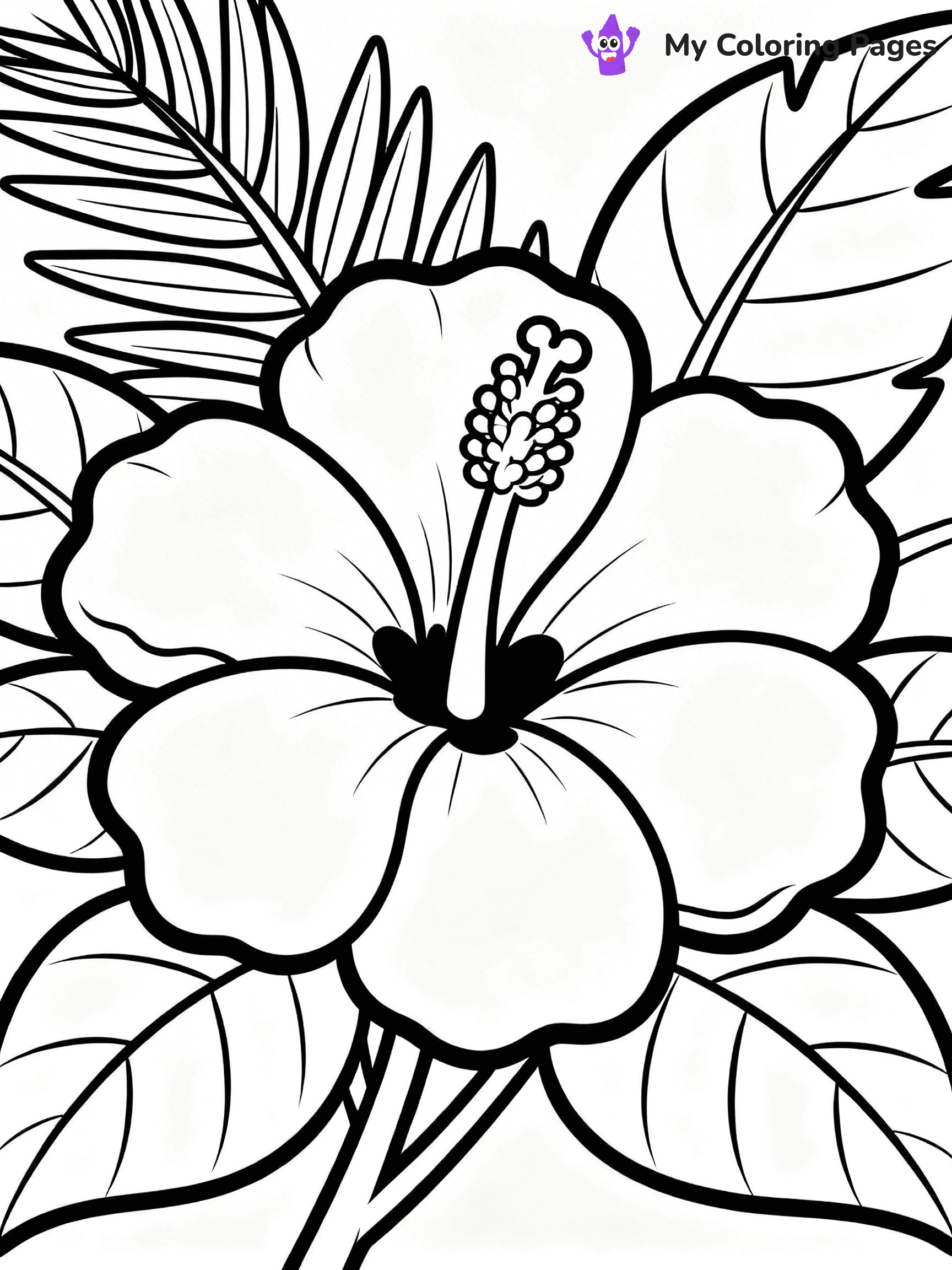 Detailed Flower Coloring Pages - 50