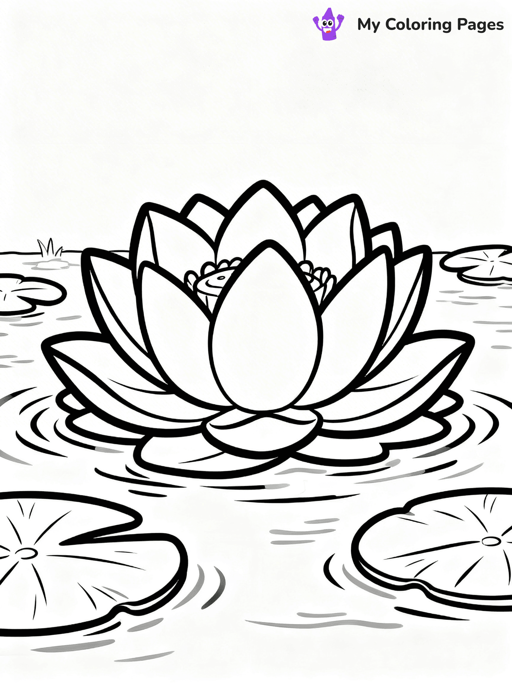 Detailed Flower Coloring Pages - 48