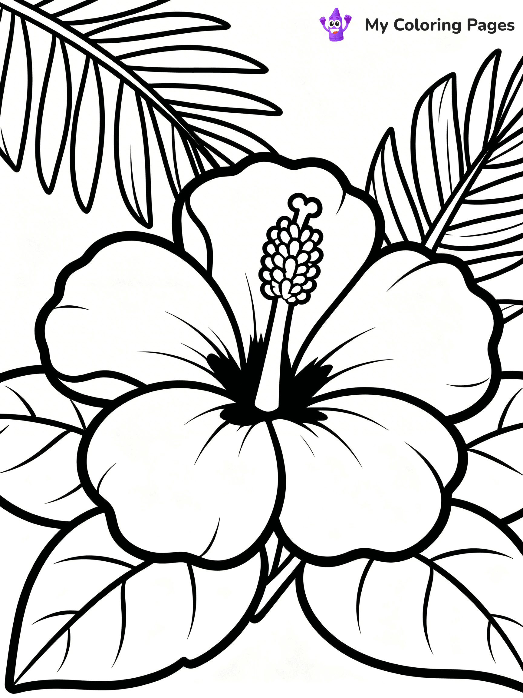 Detailed Flower Coloring Pages - 47