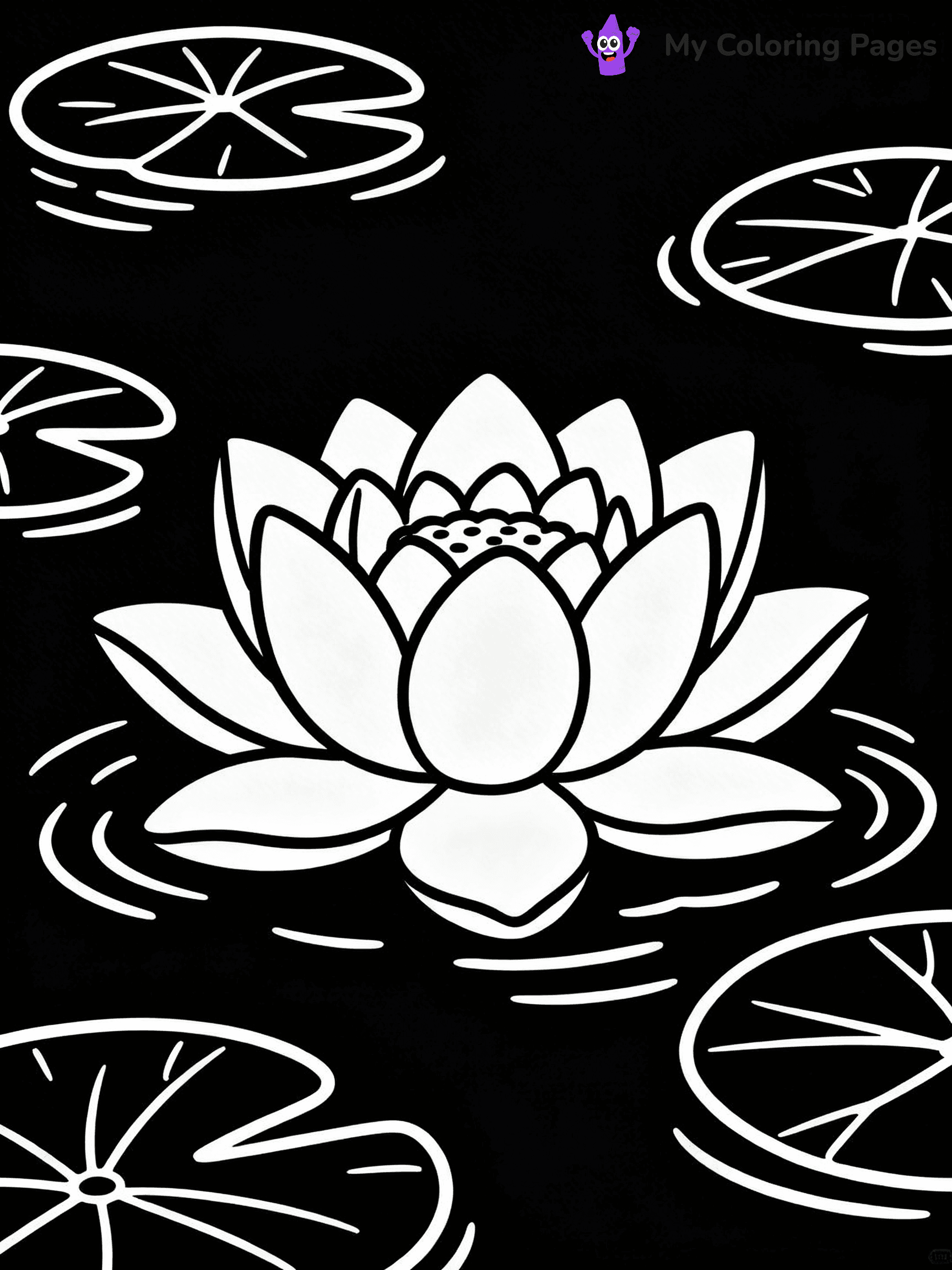 Detailed Flower Coloring Pages - 46