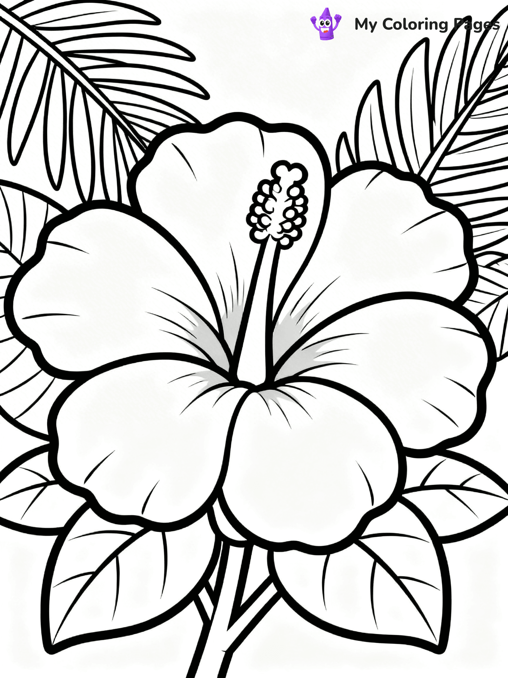 Detailed Flower Coloring Pages - 37