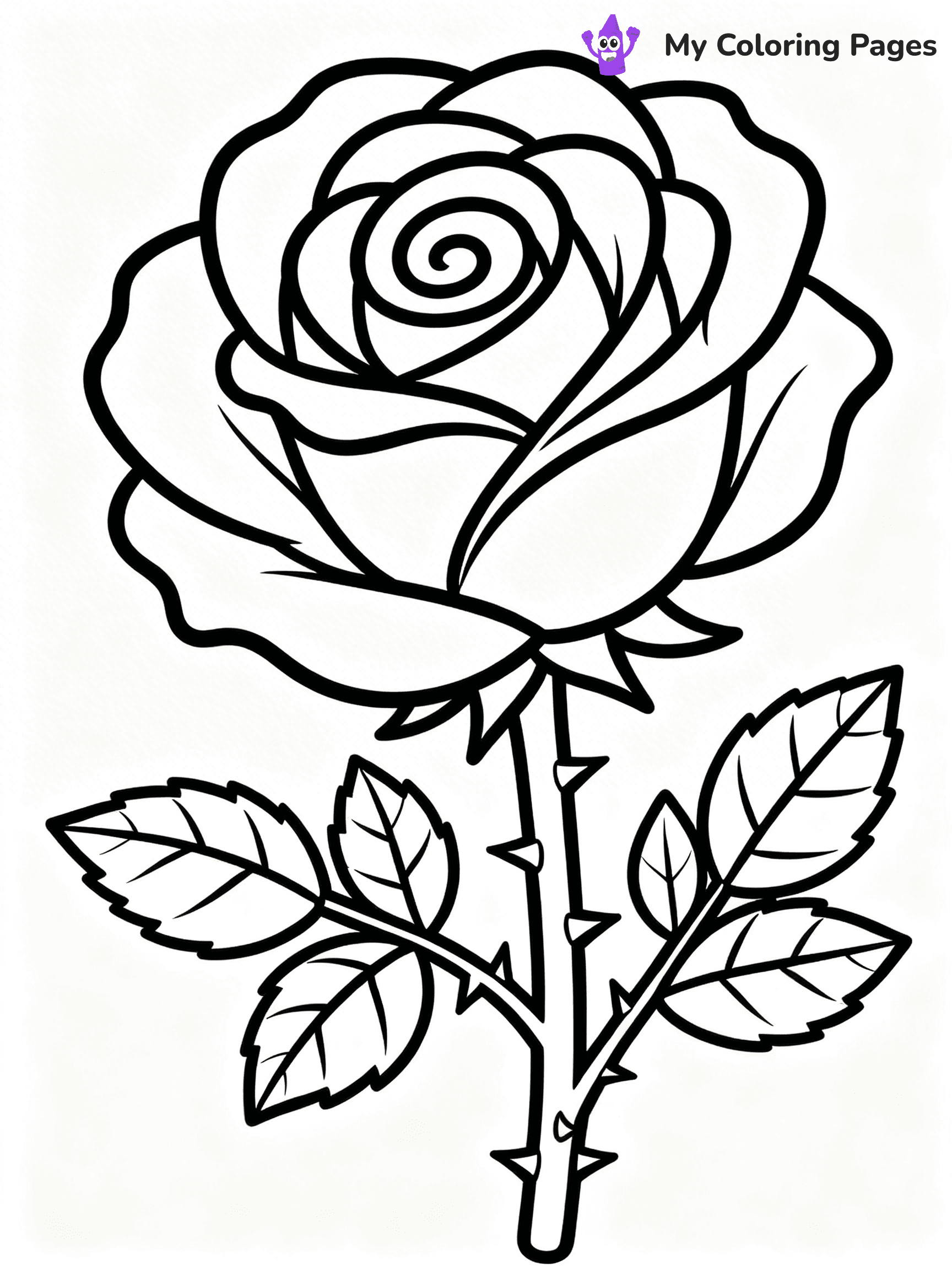 Detailed Flower Coloring Pages - 30