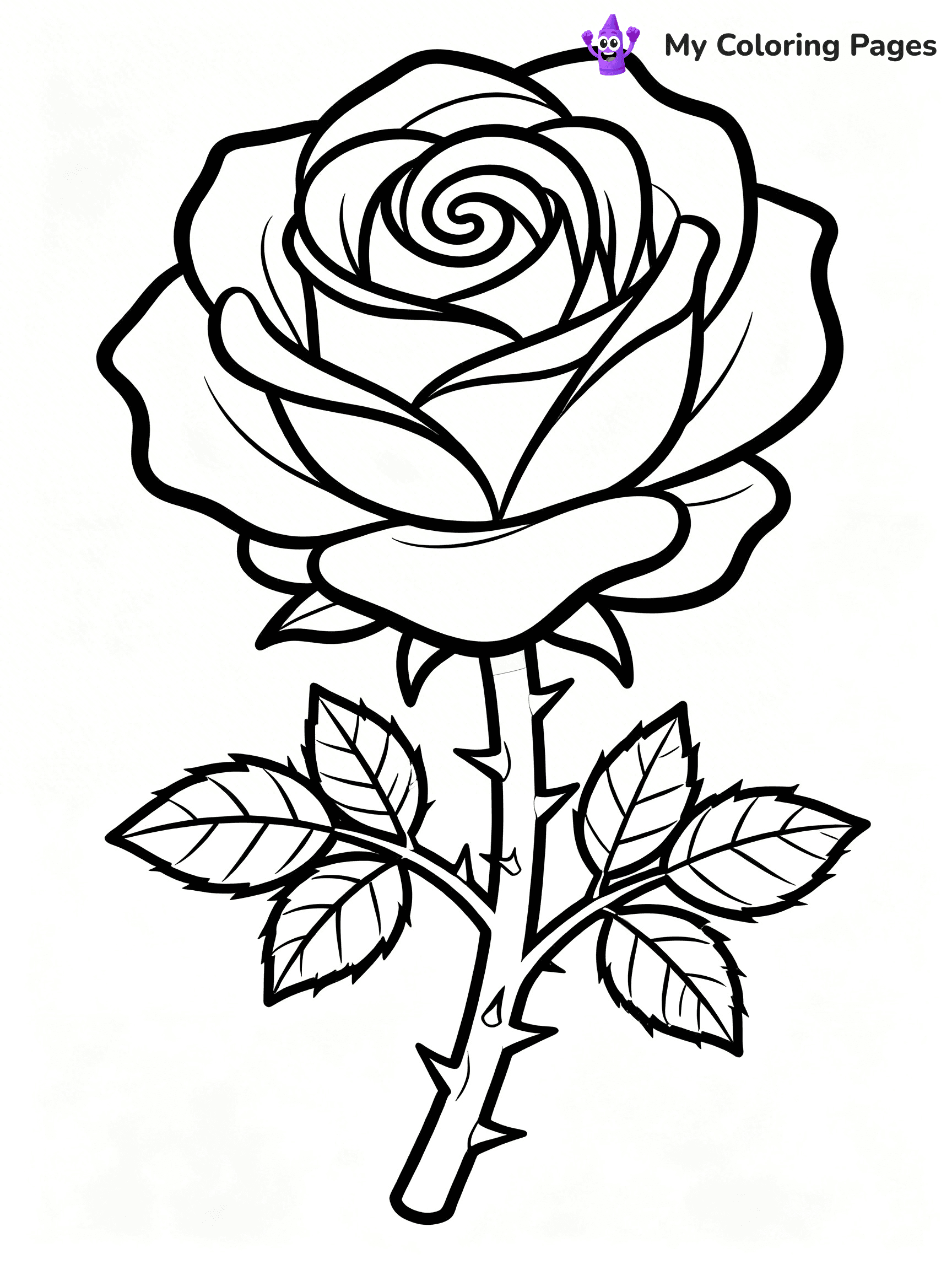 Detailed Flower Coloring Pages - 29
